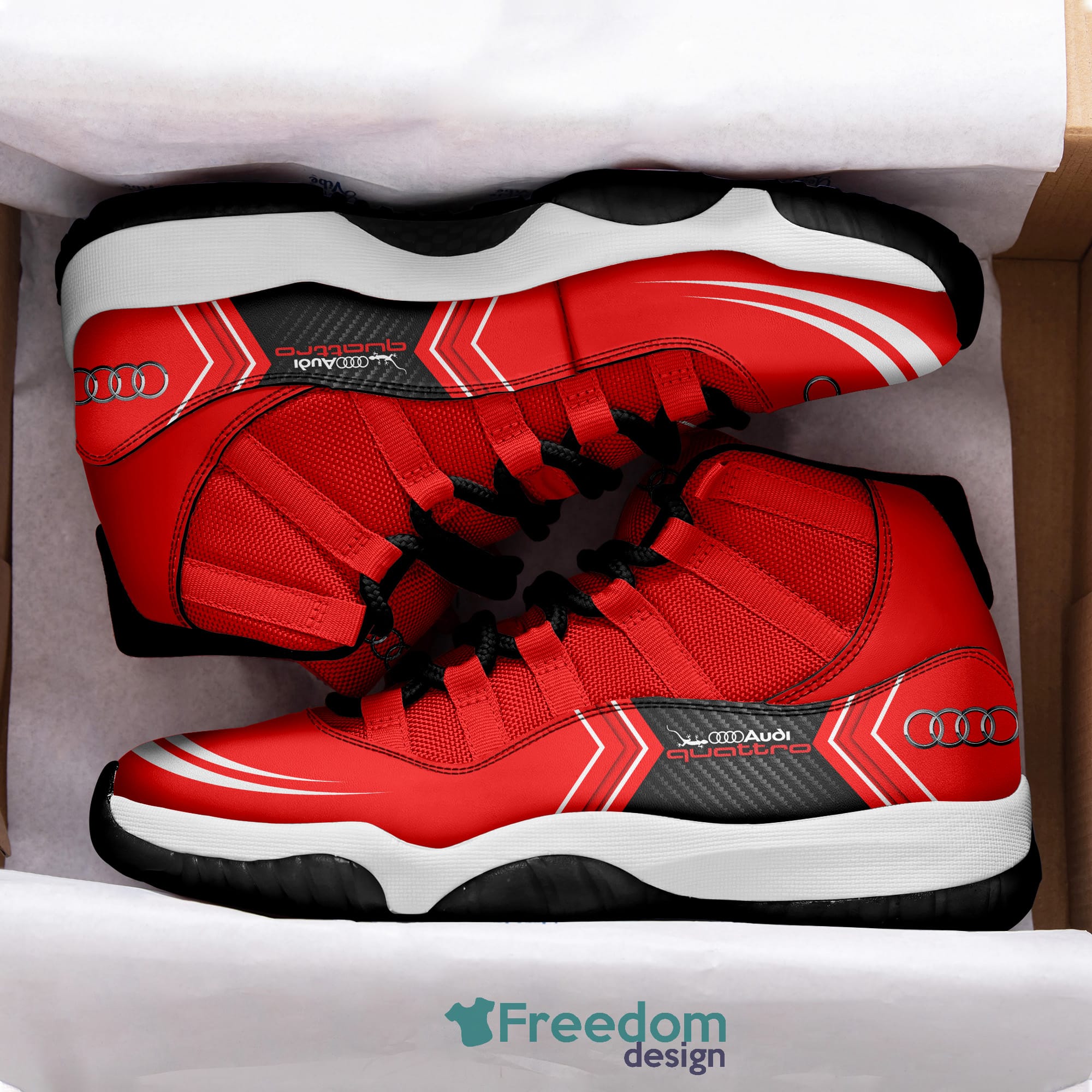 Audi Quattro Air Jordan 11 Shoes Men And Women Sneakers image Audi Quattro Air Jordan 11 Shoes Men And Women Sneakers Product Photo 2