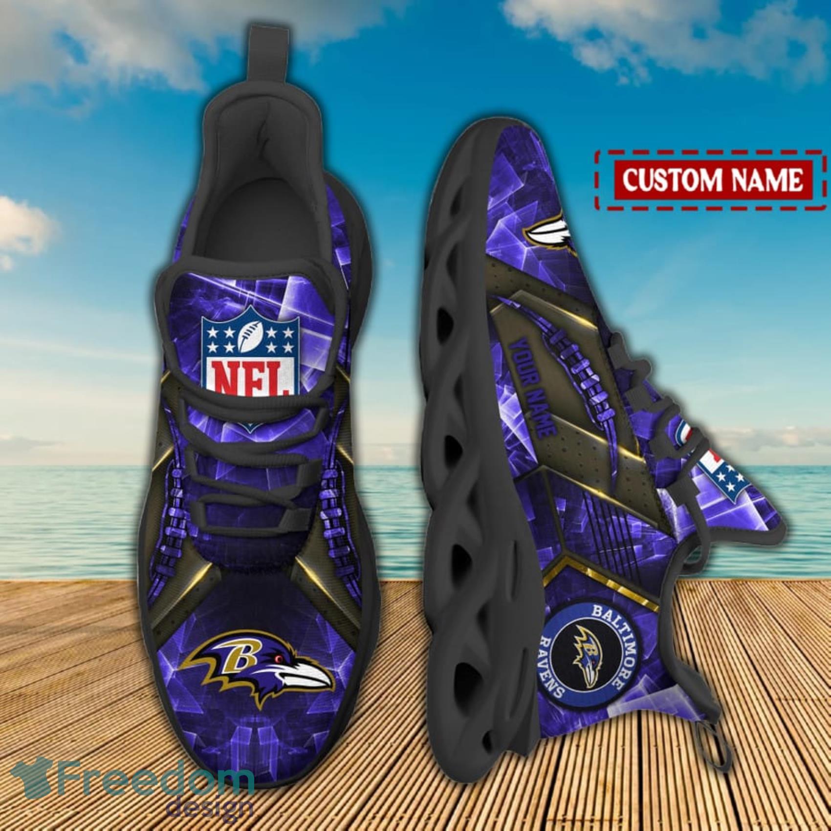 Buffalo Bills NFL Custom Name Max Soul Shoes Special Gift For Men Women  Fans - Freedomdesign