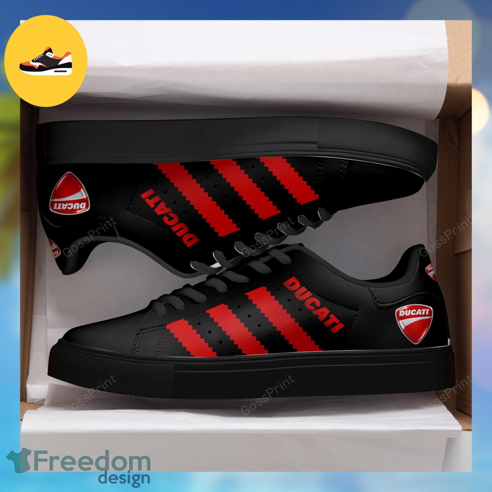 Black Ducati Car Low Top Tennis Shoes Ducati AOP Low Top Skate Shoes For Men And Women Product Photo 1 Black Ducati Car Low Top Tennis Shoes Ducati AOP Low Top Skate Shoes For Men And Women Product Photo 1