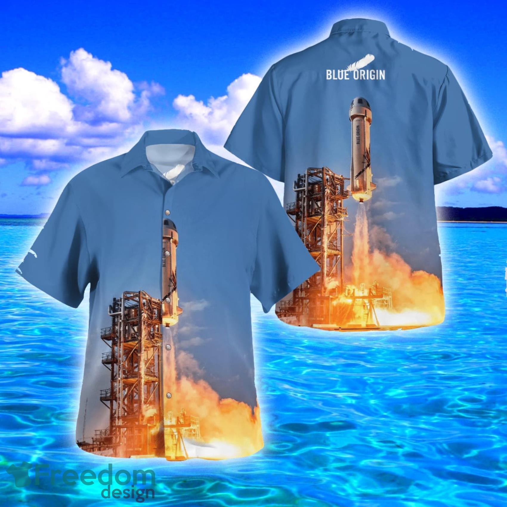 Sky Hawaiian T-Shirt