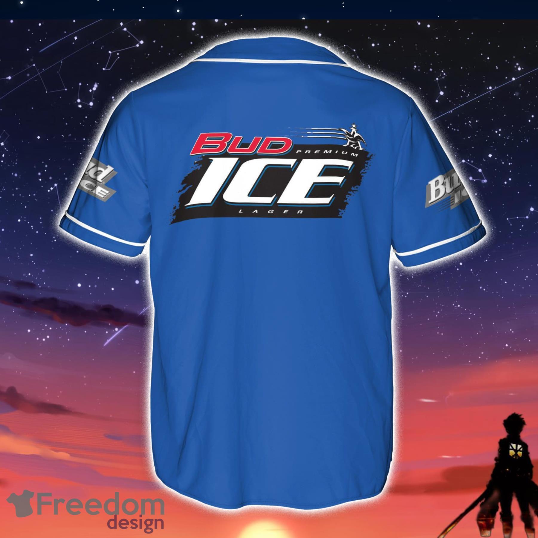 Bud Ice Men And Women Baseball Jersey Shirt Summer Gift For Sport