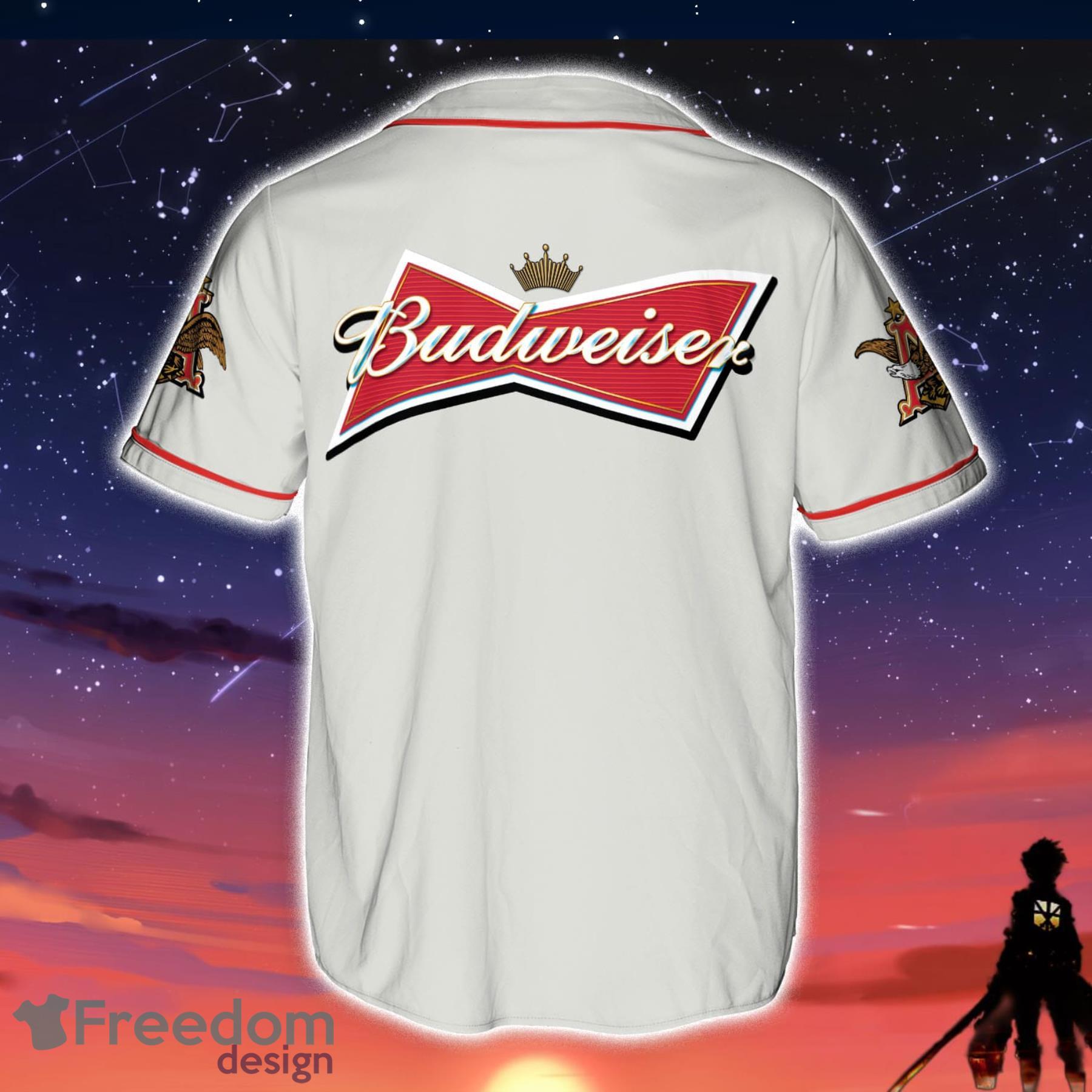 Bud Ice Men And Women Baseball Jersey Shirt Summer Gift For Sport