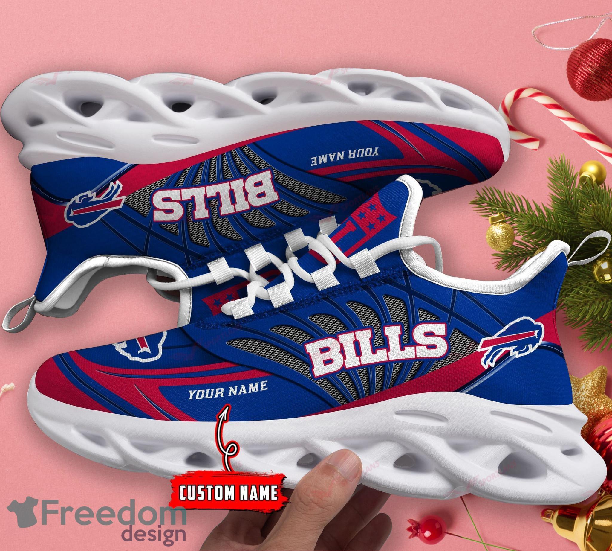 Buffalo Bills Camo Camouflage Design Running Sneaker Max Soul