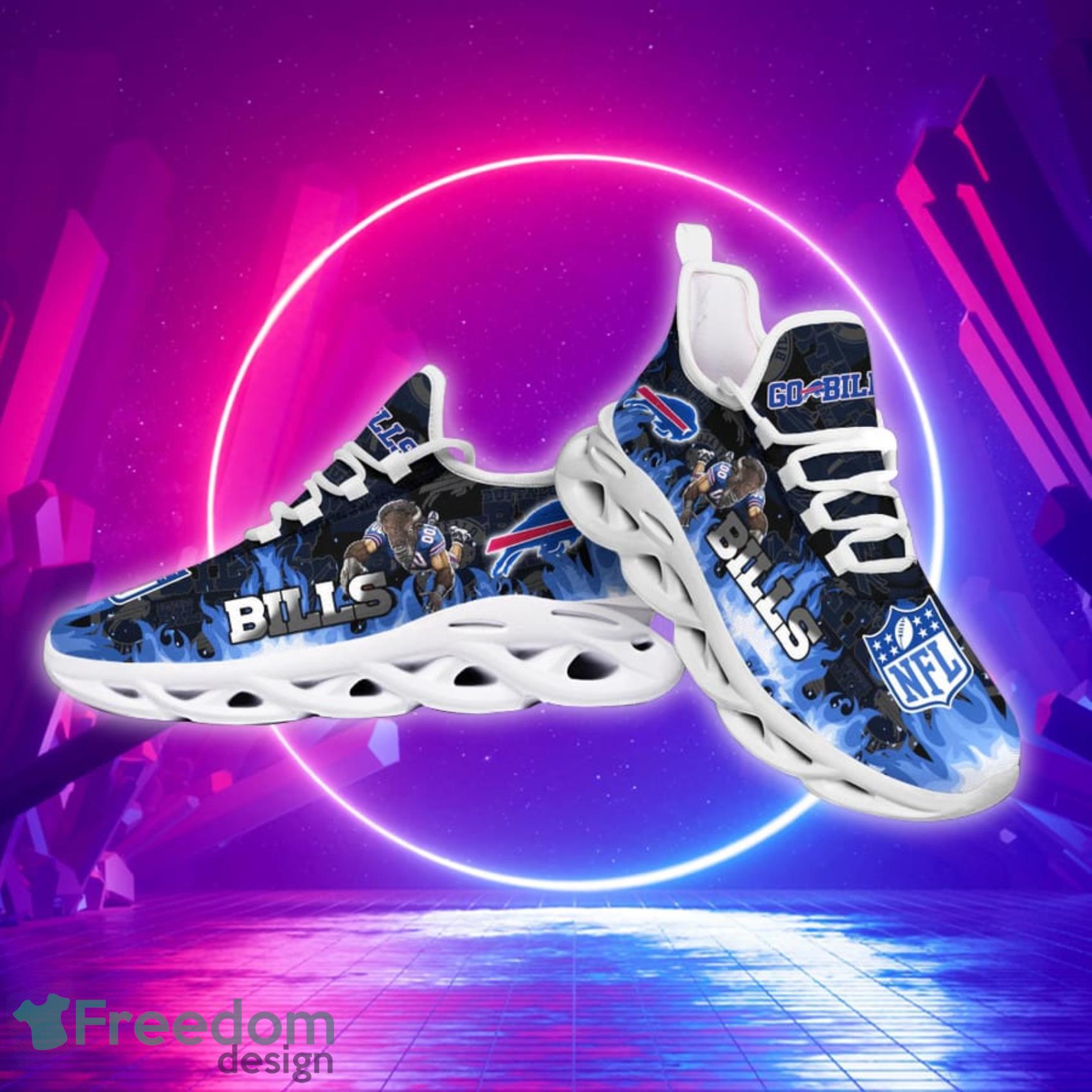 Buffalo Bills NFL Custom Name Max Soul Shoes Special Gift For Men Women  Fans - Freedomdesign