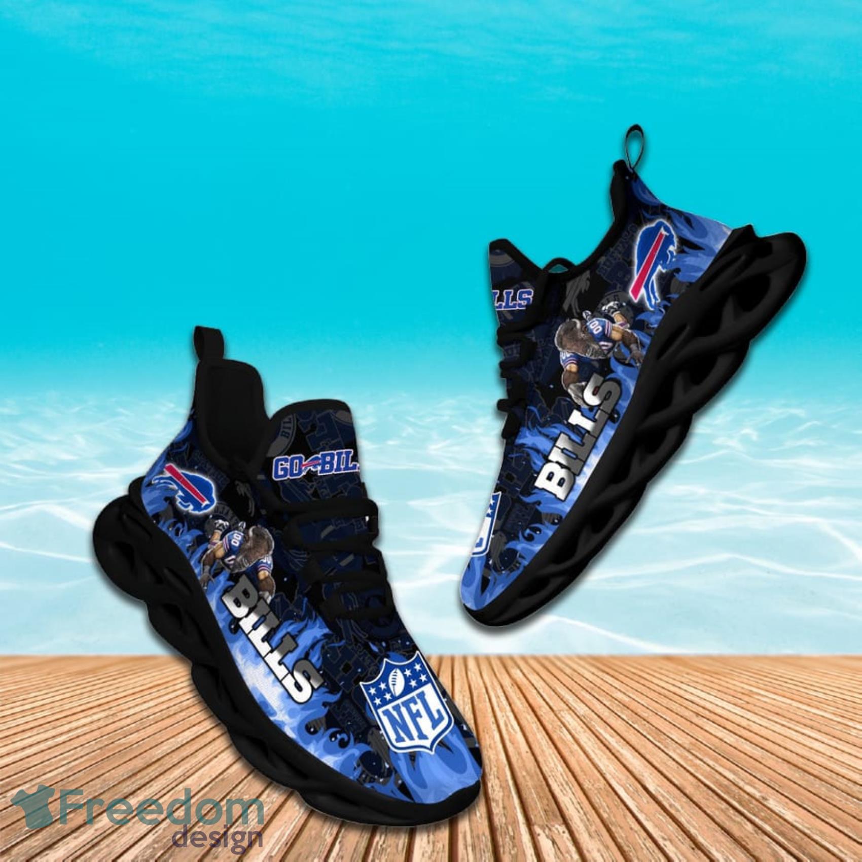 Buffalo Bills NFL Custom Name Max Soul Shoes Special Gift For Men Women  Fans - Freedomdesign