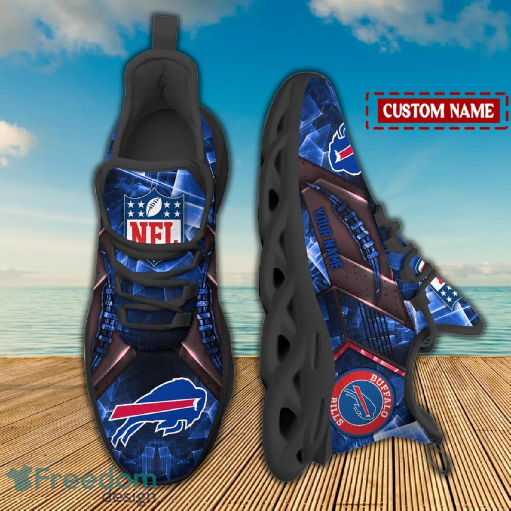 Buffalo Bills Football Team Leather Boots For Men Women Best Gift For Fans