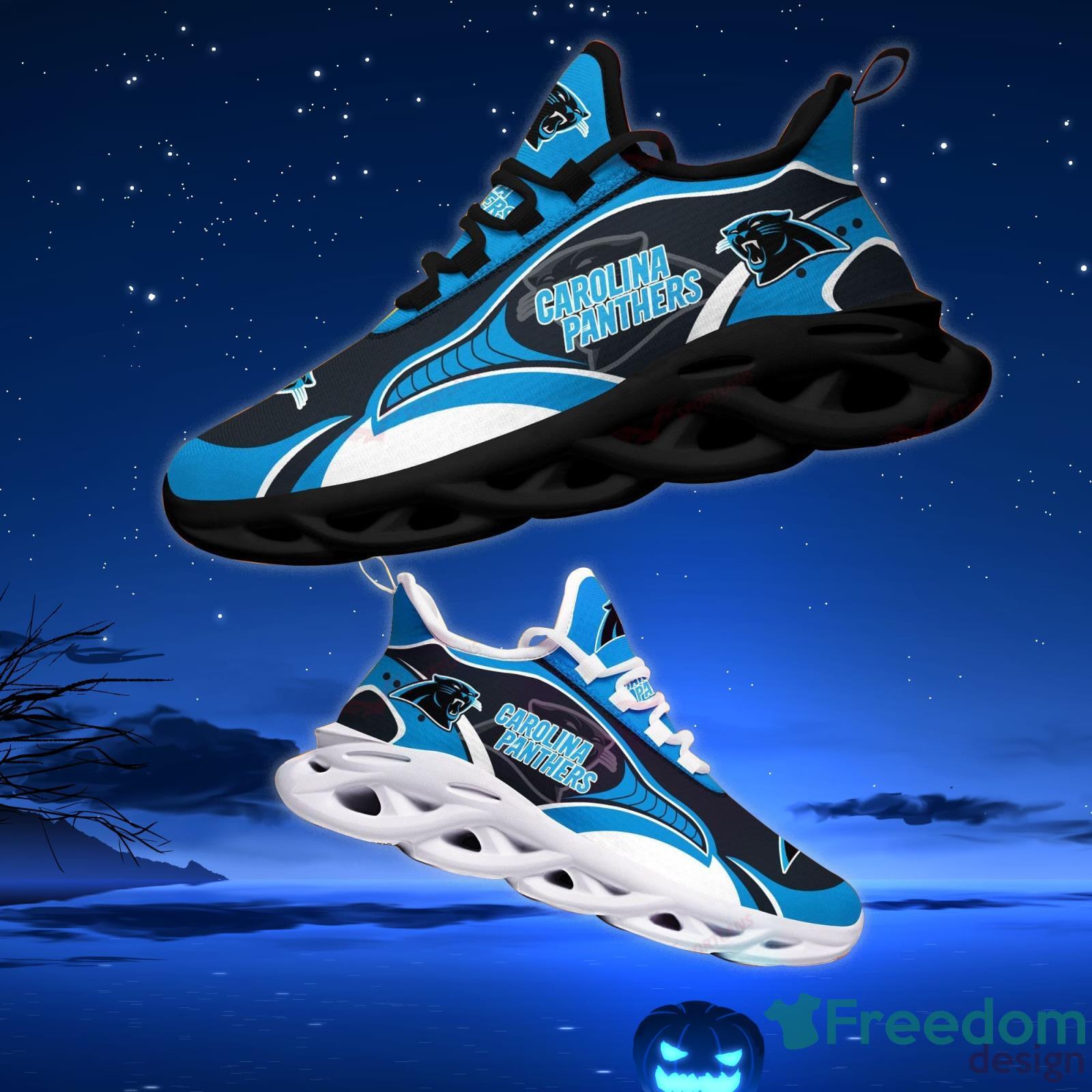 Carolina Panthers NFL Max Soul Shoes Custom Name Sneakers For Men And Women