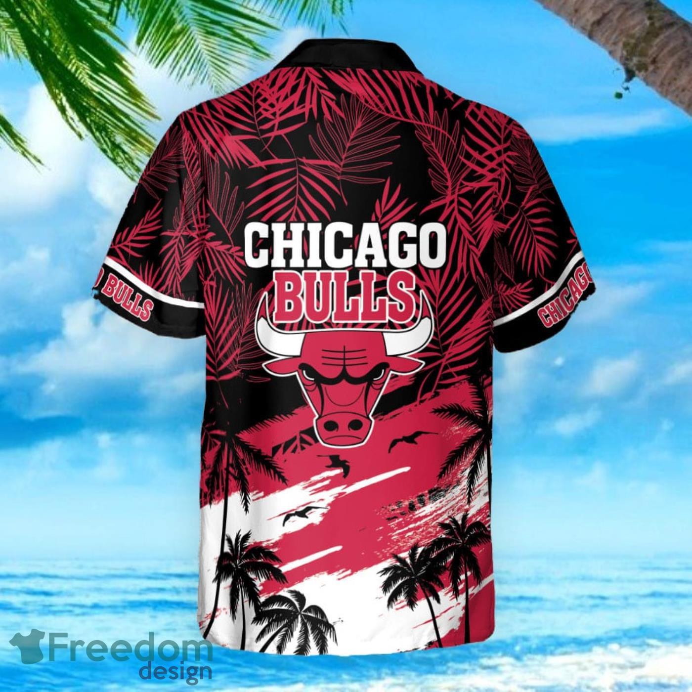 Chicago Cubs Tropical Floral V1 Polo Shirt - Freedomdesign