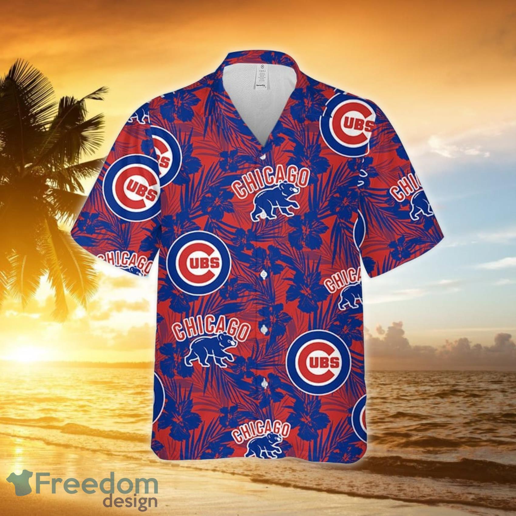 Chicago White Sox Tropical Flower Short Sleeve Hawaiian Shirt And