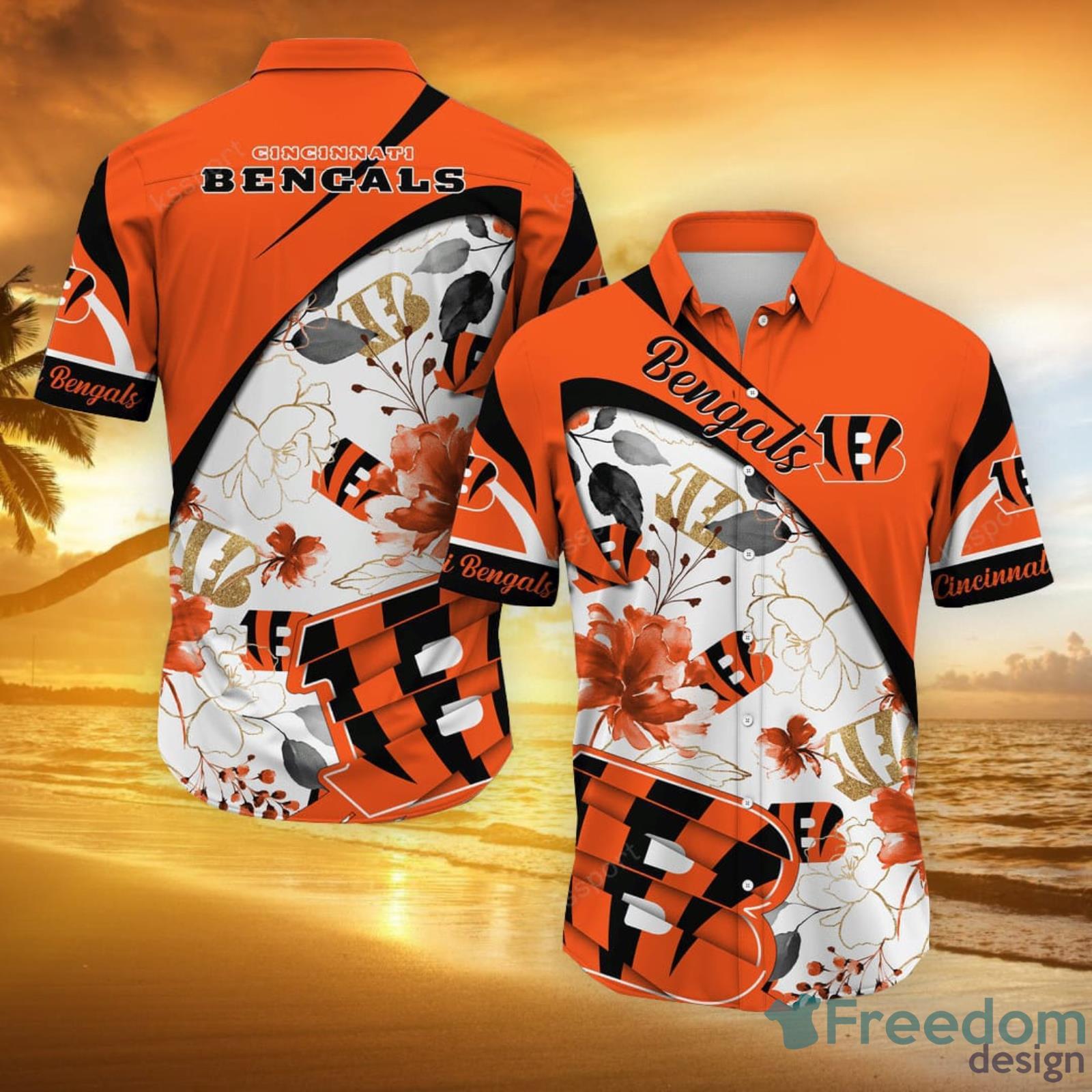 Cleveland Browns NFL Flower Funny Summer Beach Pattern Aloha