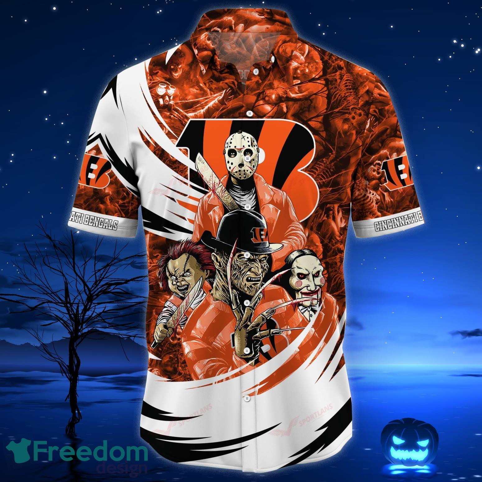 Cincinnati Bengals Nfl Hawaiian Shirt And Short - Freedomdesign