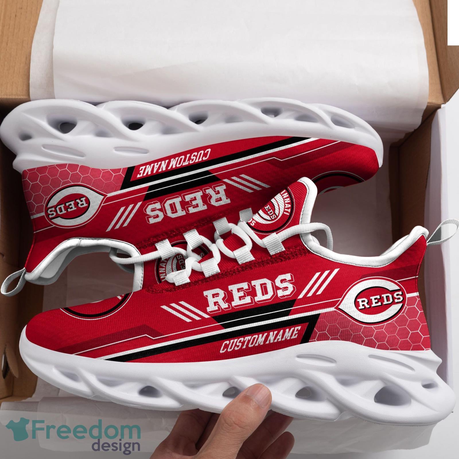 Cincinnati Reds Design Max Soul Shoes For Men And Women - Banantees