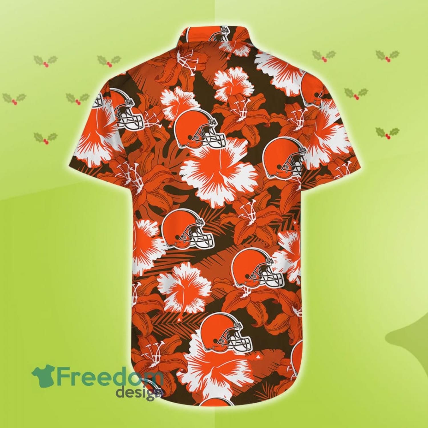 Cleveland Browns NFL Custom Name Hawaiian Shirt For Men And Women Special  Gift For True Fans - Freedomdesign