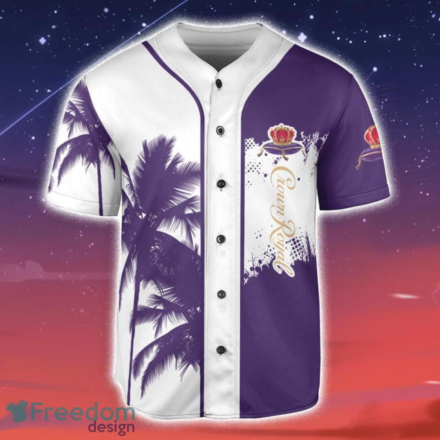 Unisex Purple Crown Royal Baseball Jersey Shirt Gift For Men And Women -  Freedomdesign