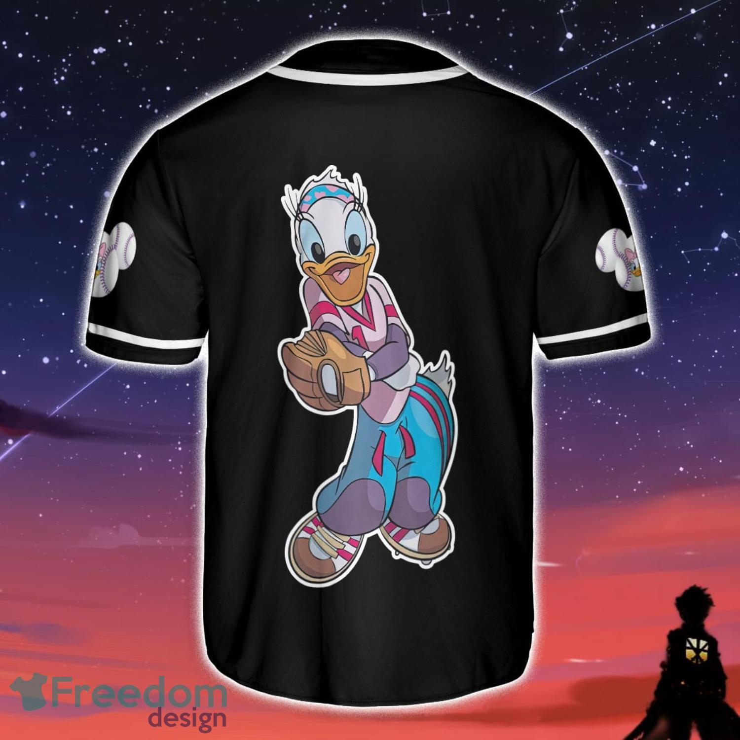 Daisy Duck Disney Cartoon Graphics All Over Print Unisex Baseball Jersey -  White - Senprintmart Store