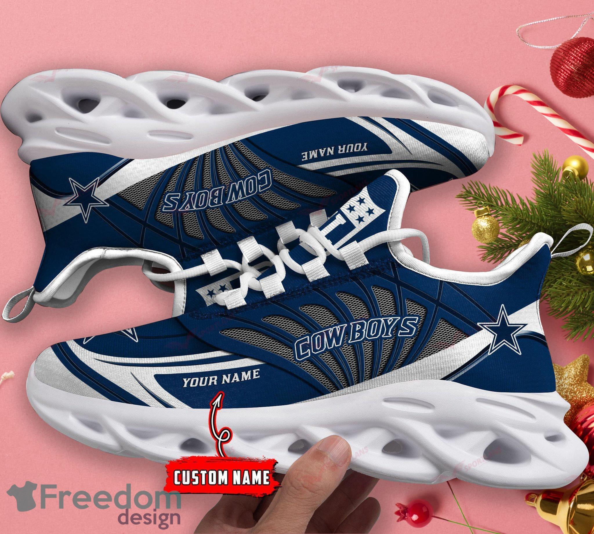 Dallas Cowboys Max Soul Sneakers Custom Name Running Shoes For Fans -  Freedomdesign