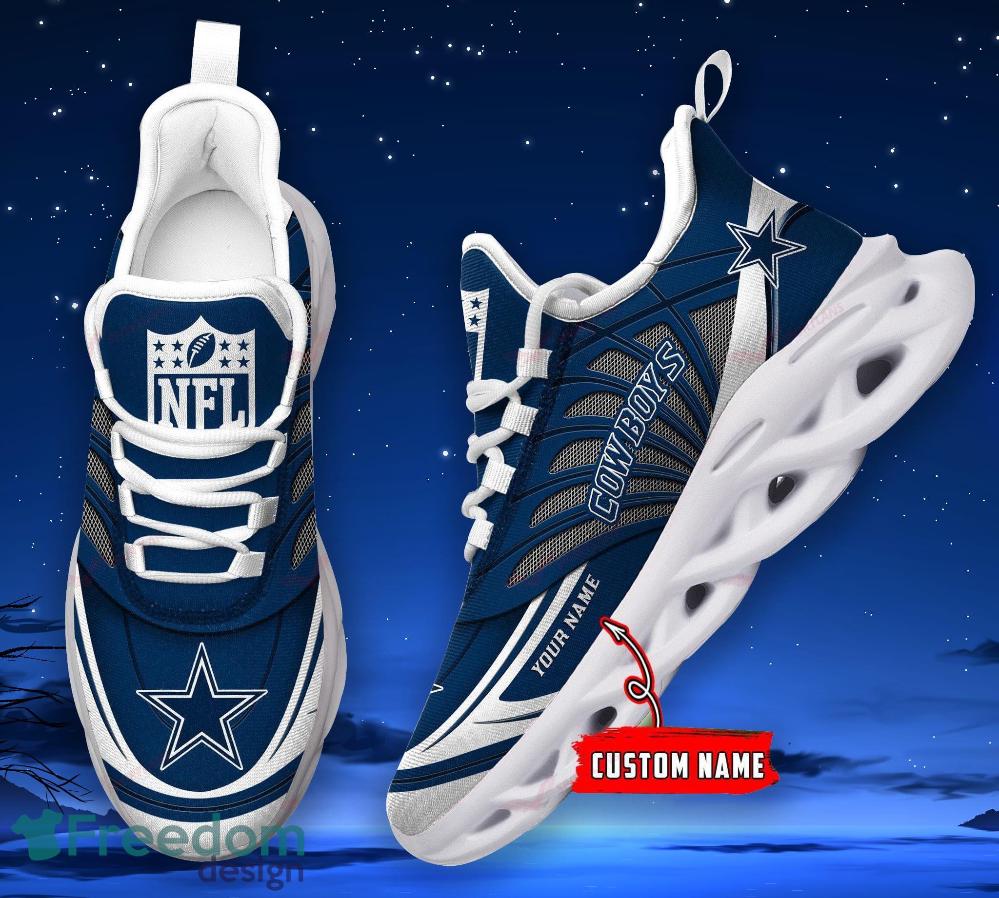 Dallas Cowboys NFL Max Soul Sneaker Blue Color Sneaker - Freedomdesign