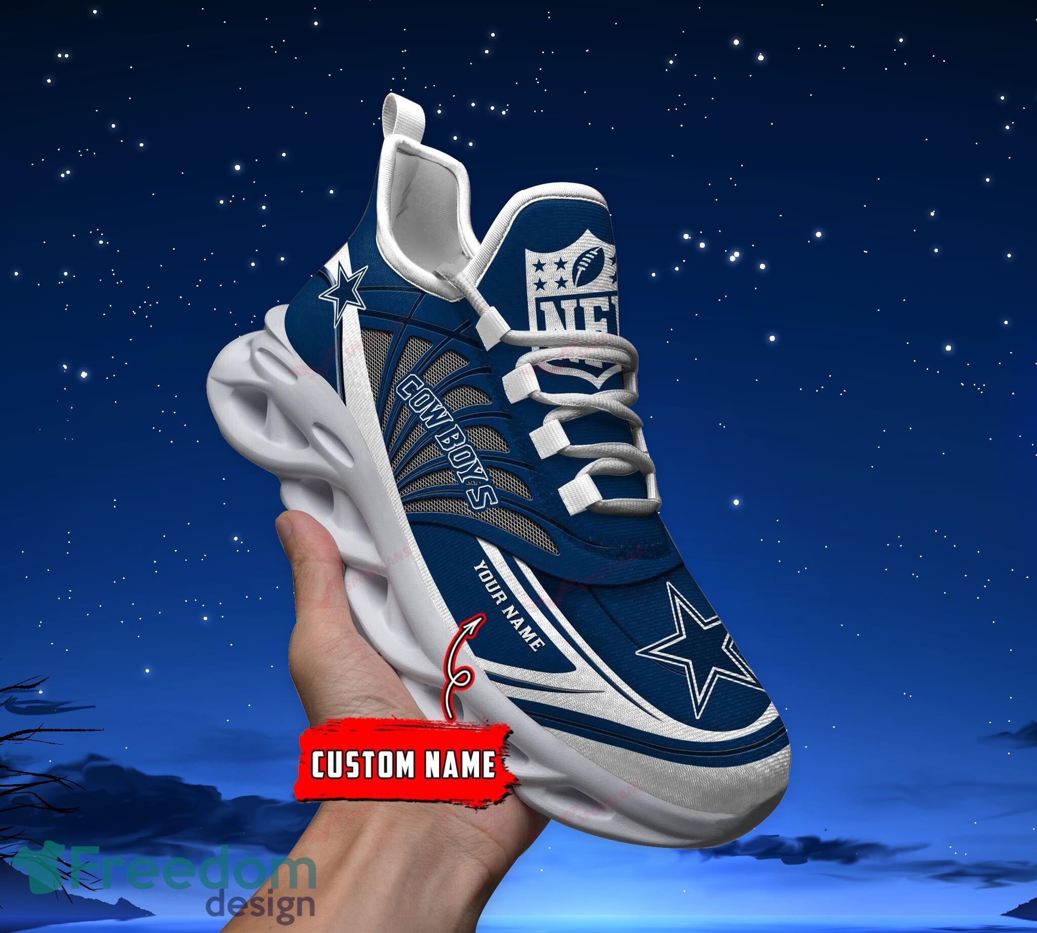 Dallas Cowboys Max Soul Sneakers Custom Name Running Shoes For Fans -  Freedomdesign