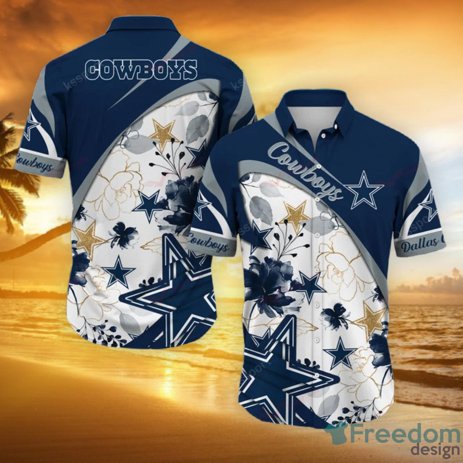 Dallas Cowboys NFL Hawaiian Shirt New Summer For Football NFL Fans -  Freedomdesign