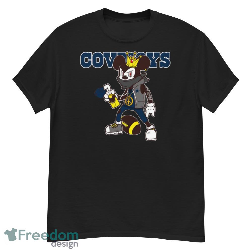 NFL Dallas Cowboys Mickey Mouse Disney Football T Shirt Youth