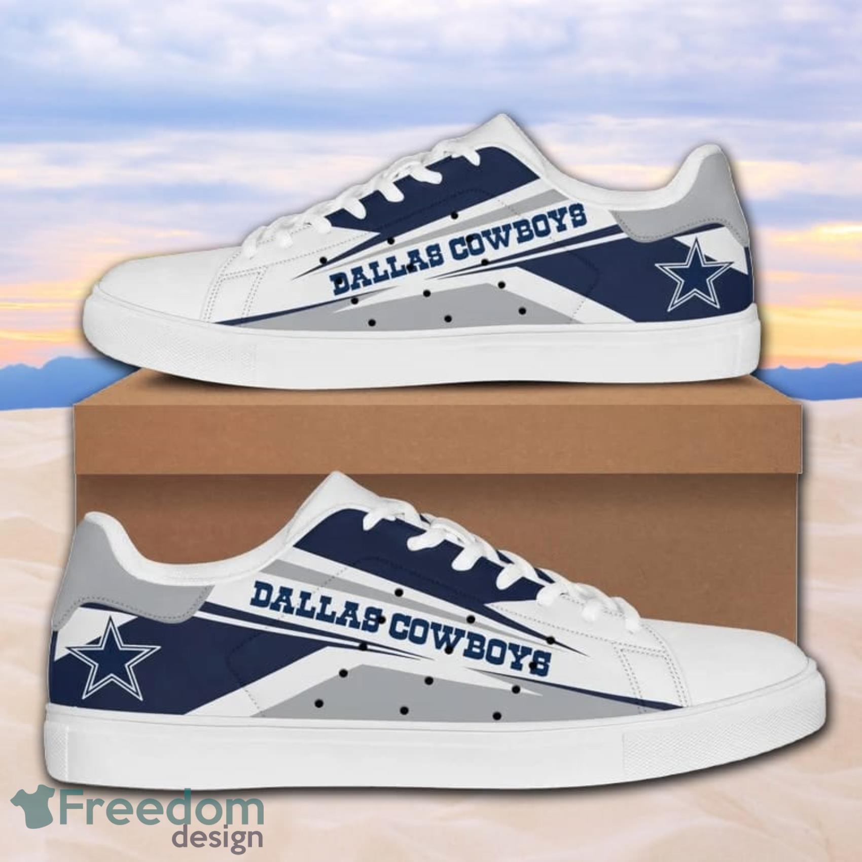 Dallas Cowboys Stan Smith Low Top Skate Shoes