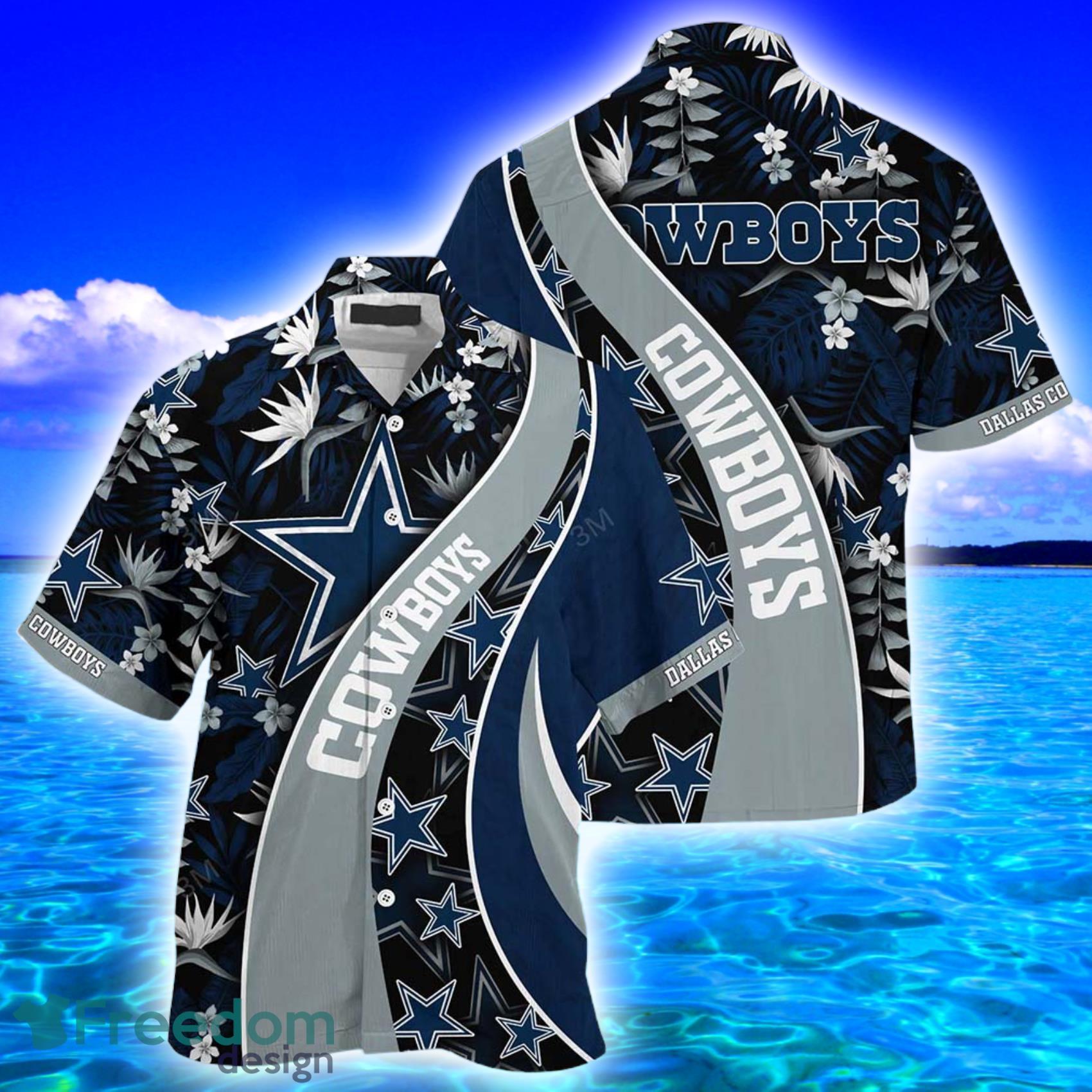 Dallas Cowboys NFL Tropical Style AOP Print Hawaiian Shirt And Short Gift  For Fans - YesItCustom