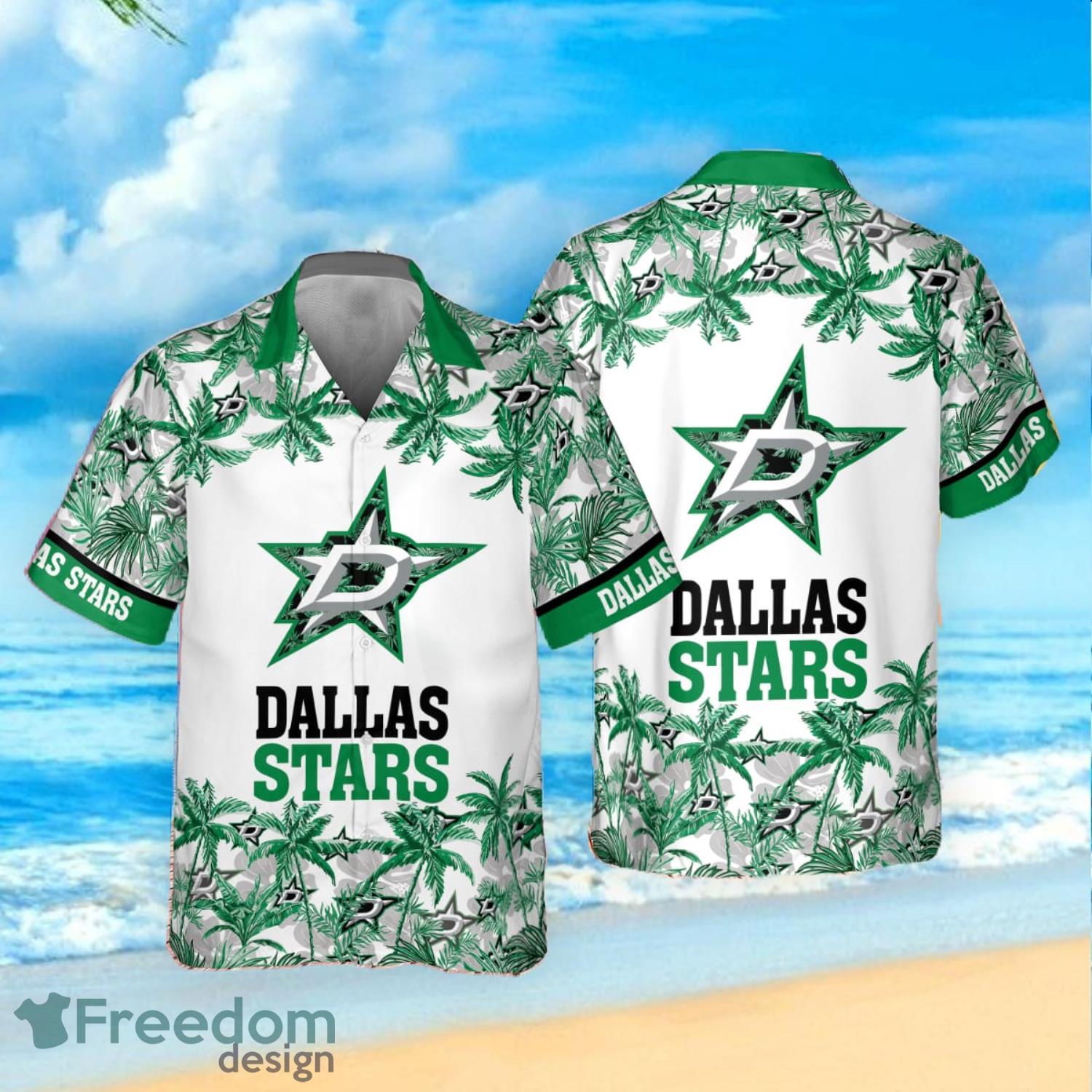 Dallas Stars National Hockey League 2023 Coconut Pattern Summer Gift Aloha  Hawaiian Shirt - Freedomdesign