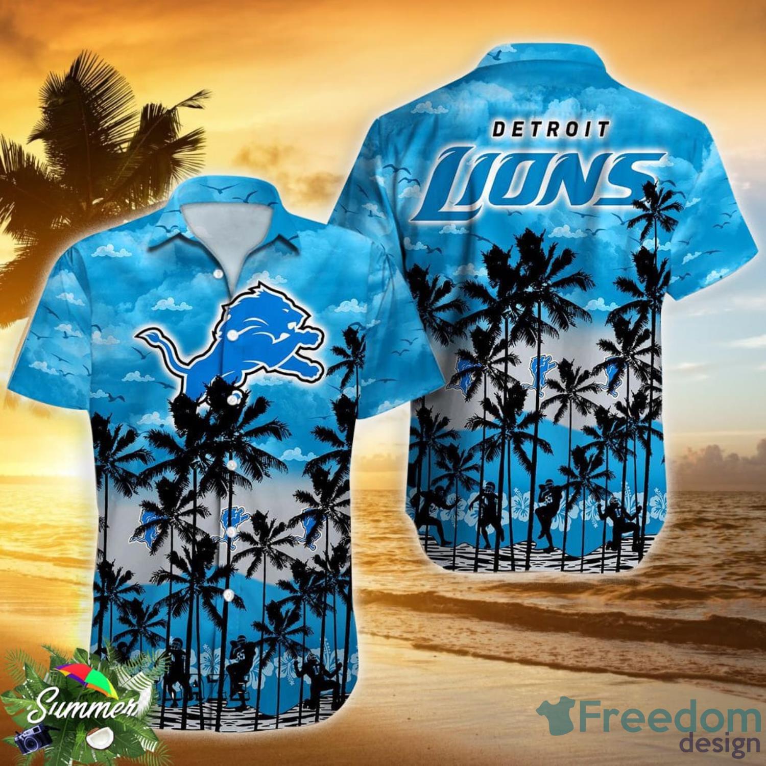 Detroit Tigers Hawaiian Shirt Coconut Tree Detroit Tigers Gift