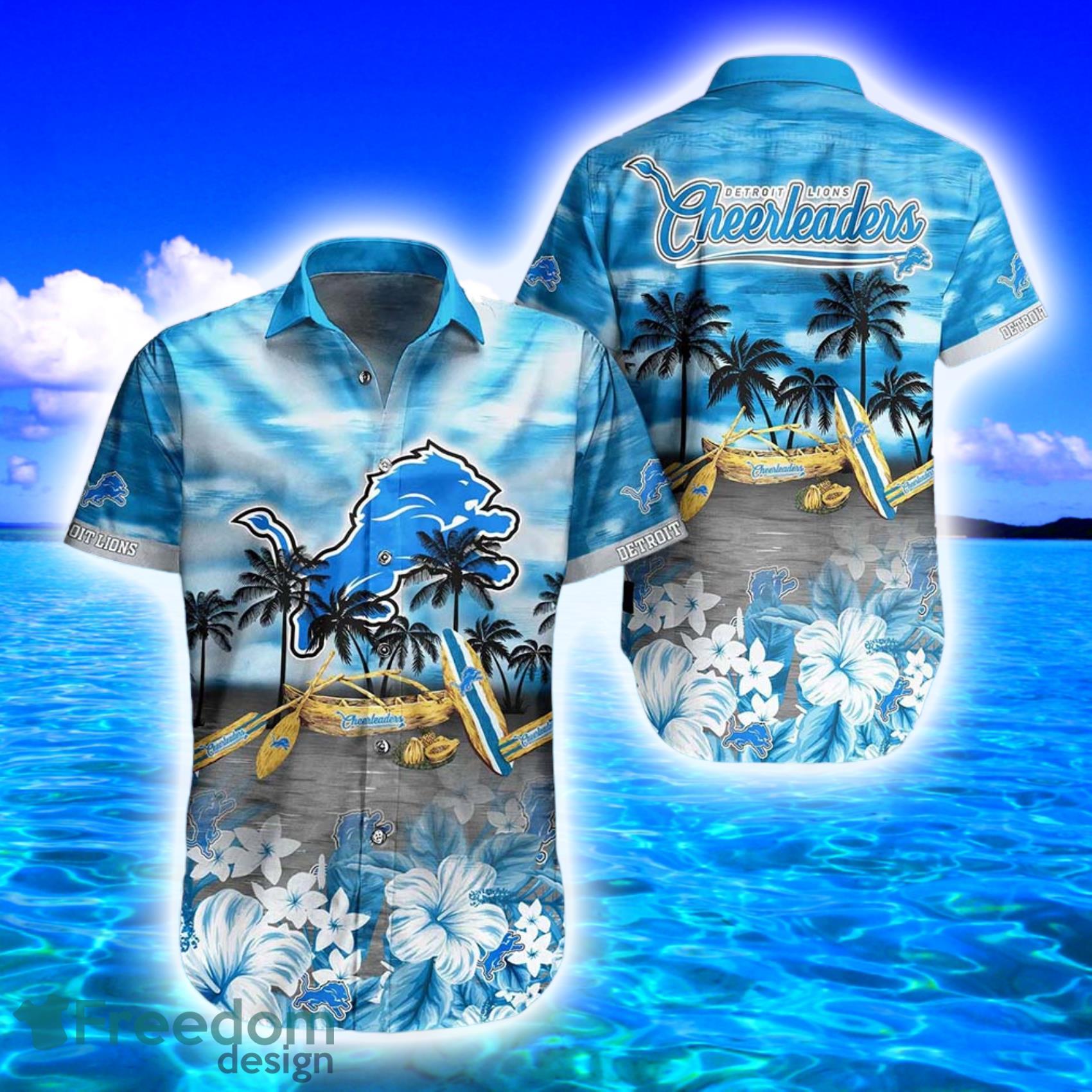 Detroit Lions Hawaiian Shirt And Shorts Mens Detroit Lions Shirts