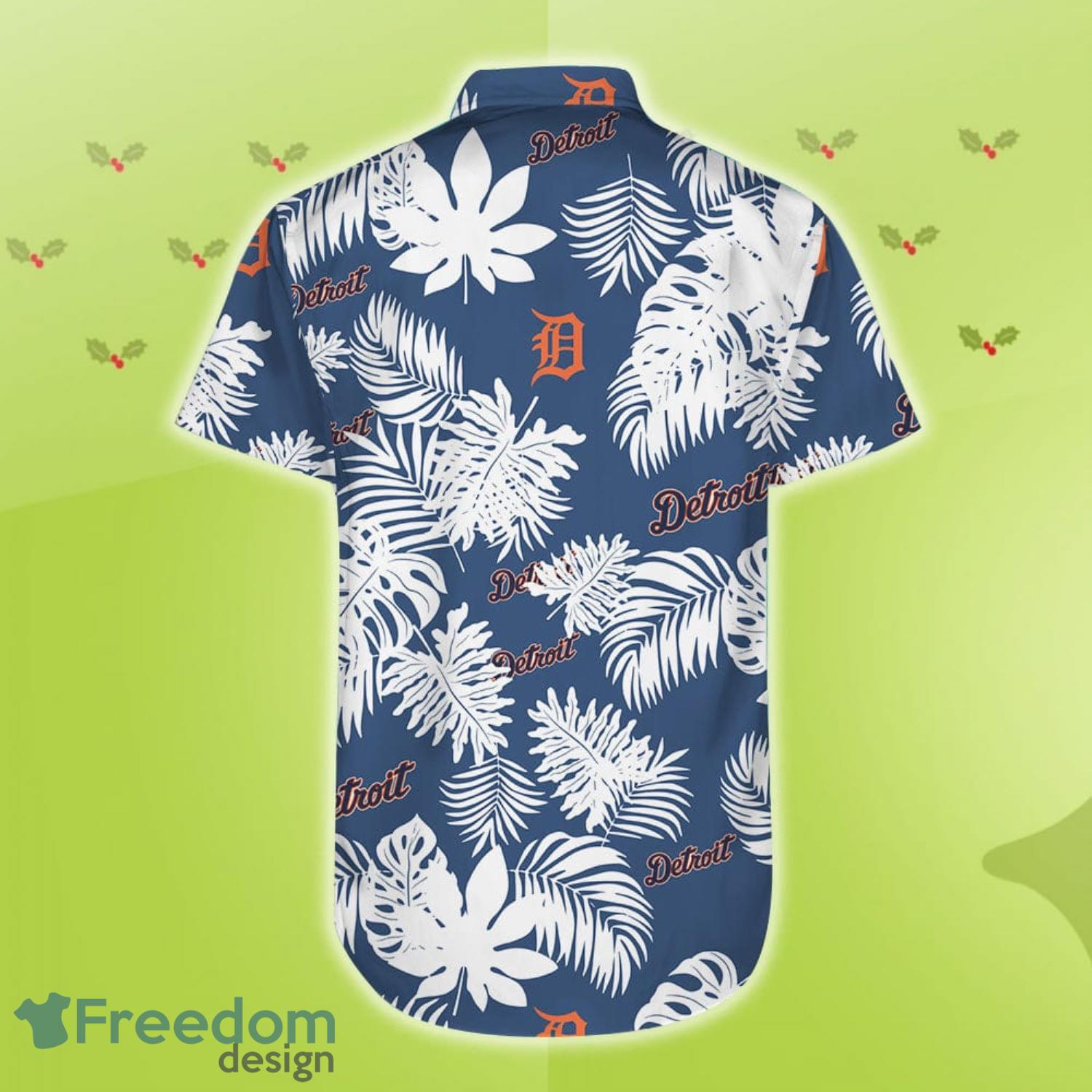 Detroit Tigers Logo Aloha Hawaiian Shirt & Short