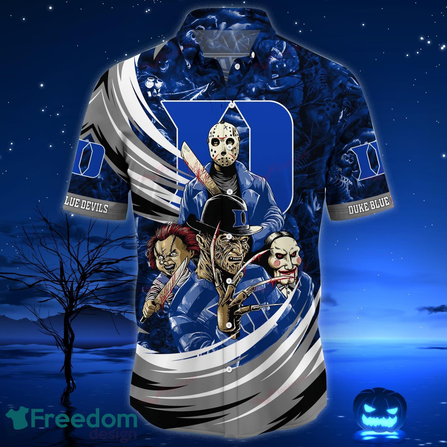 Detroit Lions NFL Horror Movies Character Hawaiian Shirt And Shorts  Halloween Gifts - Freedomdesign