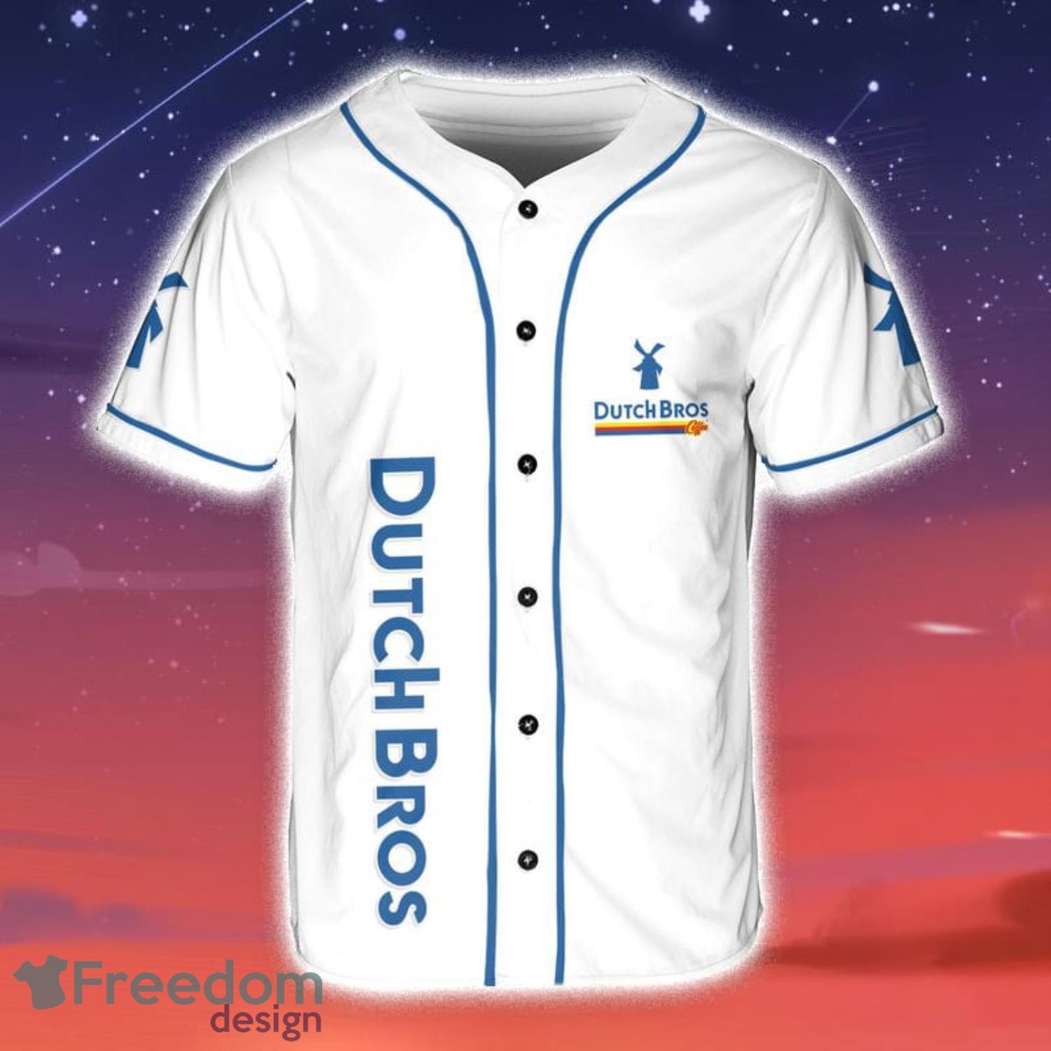 Dutch Bros Coffee Baseball Jersey Shirt Summer Gift For Sport Fans