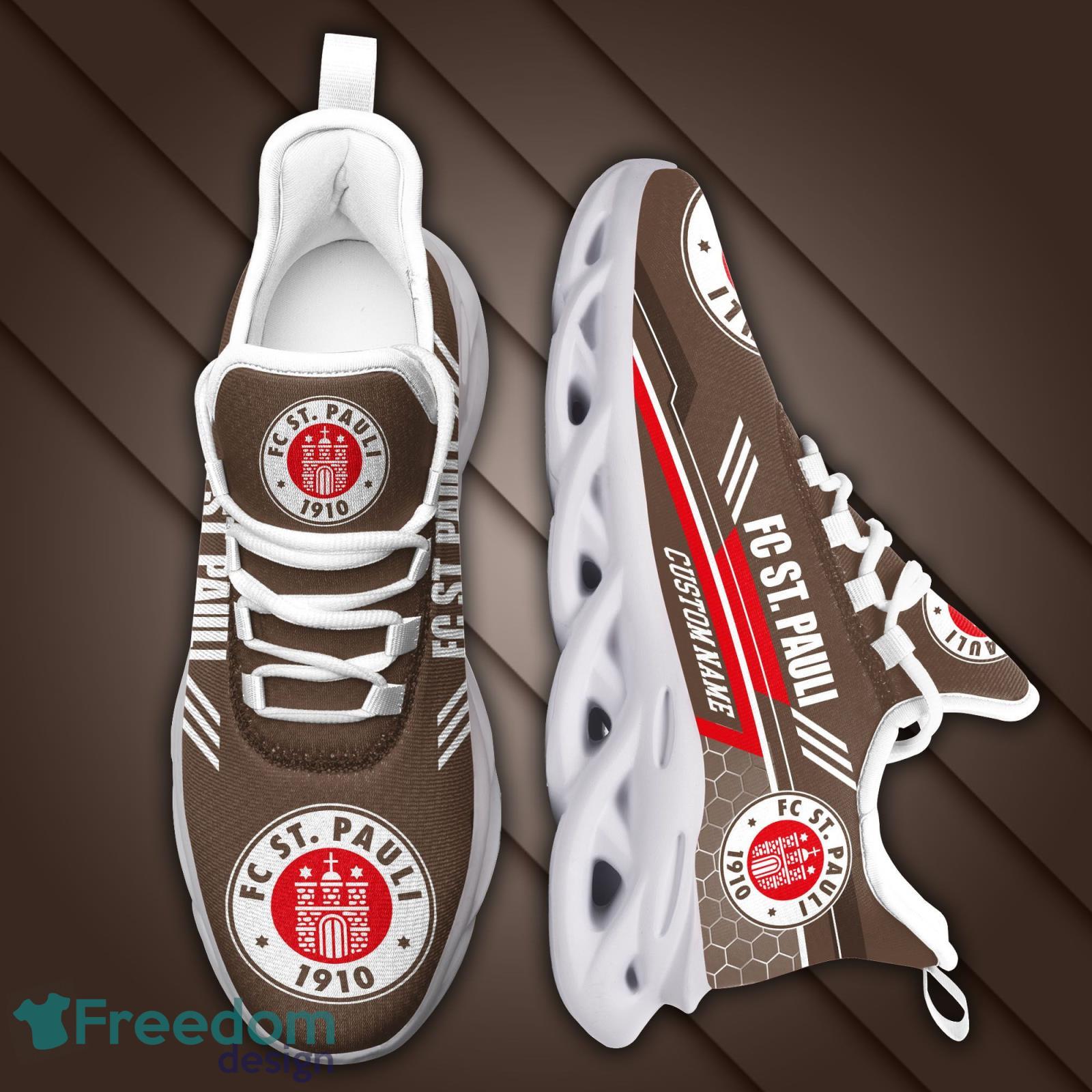 FC St. Pauli Custom Name Max Soul Sneakers Men And Women Running Shoes For Football Fan Product Photo 2 FC St. Pauli Custom Name Max Soul Sneakers Men And Women Running Shoes For Football Fan Product Photo 2