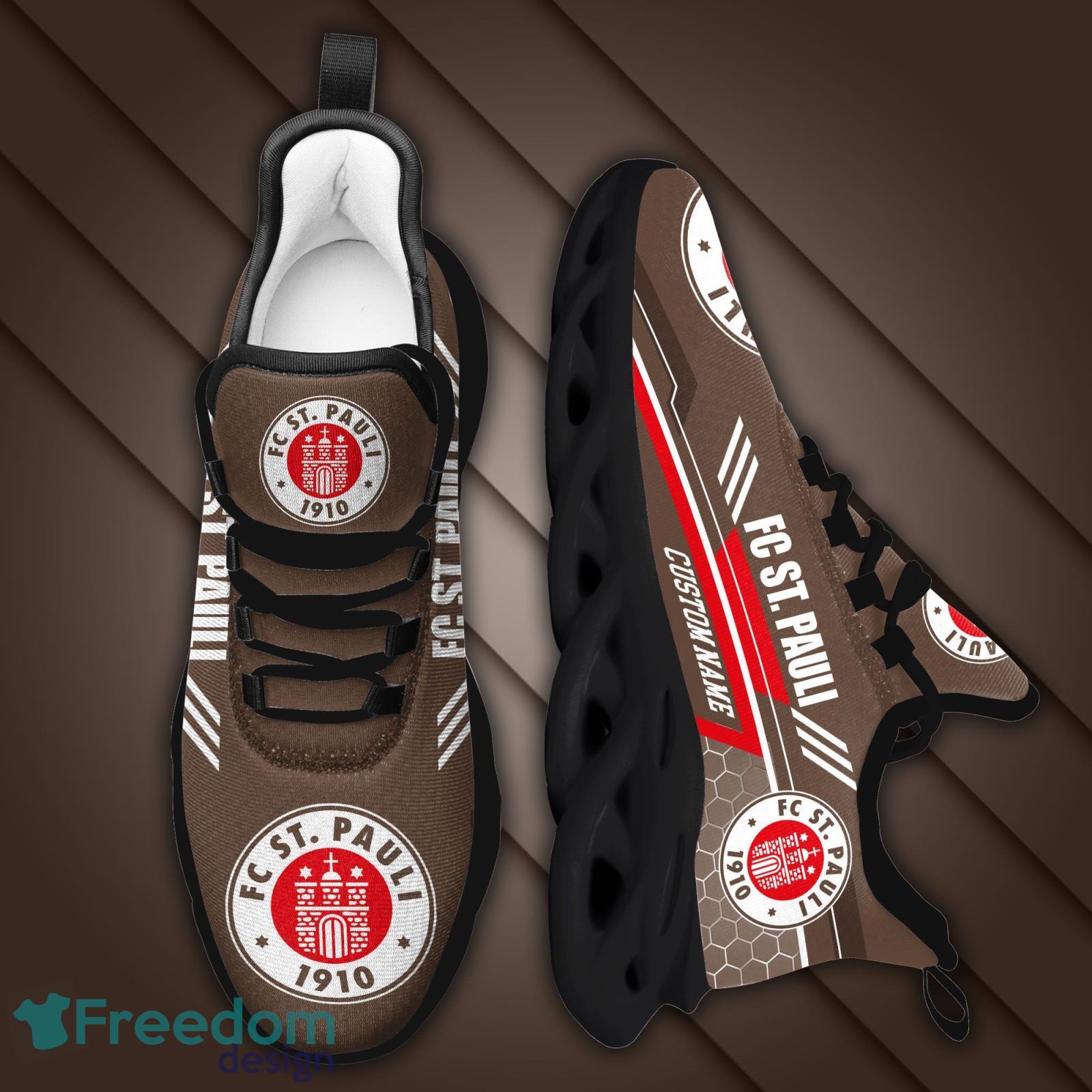 FC St. Pauli Custom Name Max Soul Sneakers Men And Women Running Shoes For Football Fan Product Photo 4 FC St. Pauli Custom Name Max Soul Sneakers Men And Women Running Shoes For Football Fan Product Photo 4