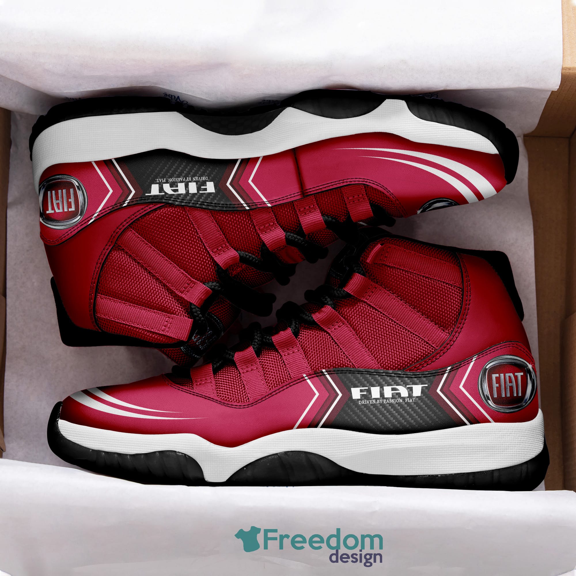 Fiat Air Jordan 11 Shoes Men And Women Sneakers image Fiat Air Jordan 11 Shoes Men And Women Sneakers Product Photo 2