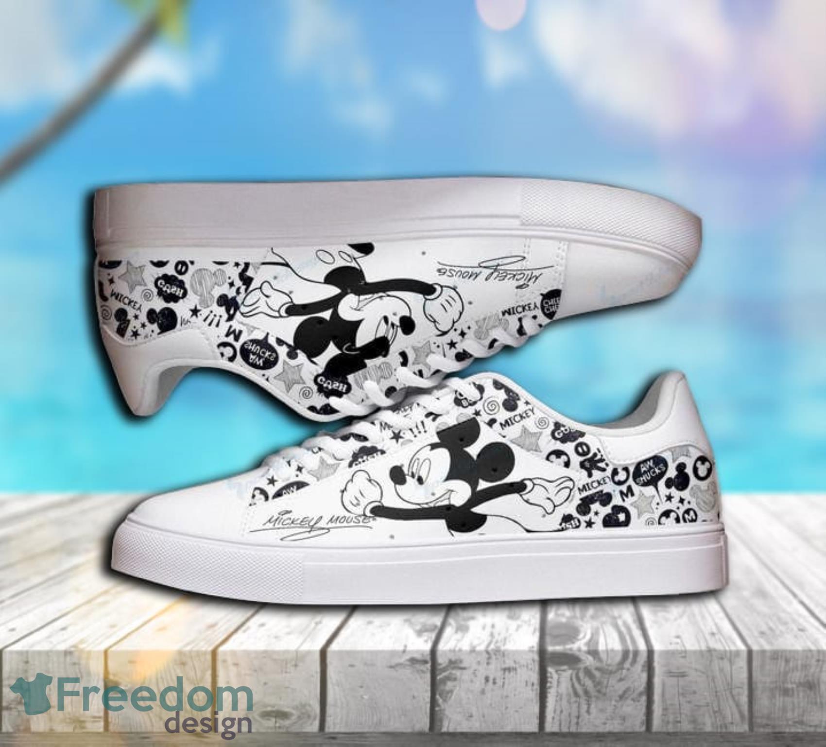 Funny Mickey Mouse Comics Disney Cartoon 107 AOP Low Top Skate Shoes For Men And Women image Funny Mickey Mouse Comics Disney Cartoon 107 AOP Low Top Skate Shoes For Men And Women Product Photo 2