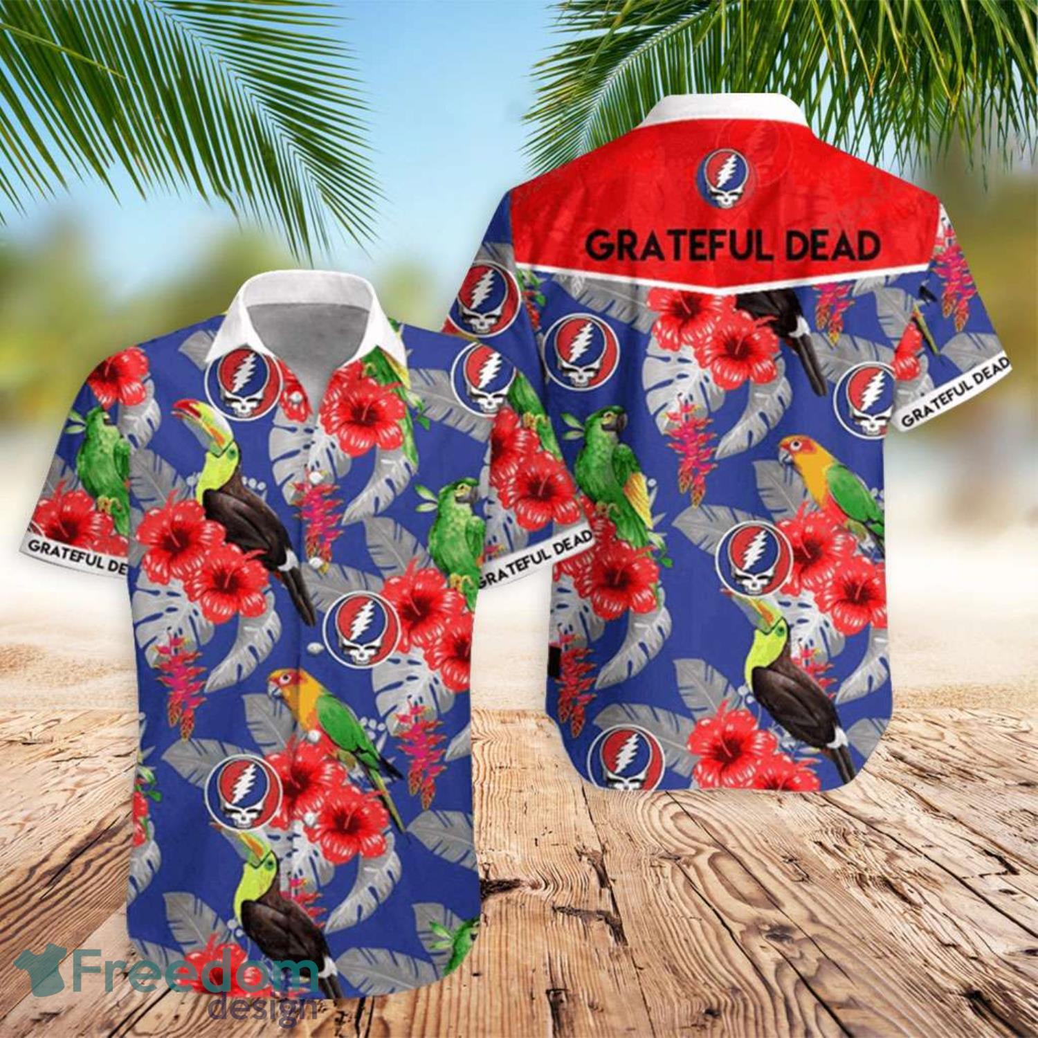 Grateful Dead Summer Beach Hawaiian Shirt - Masteez