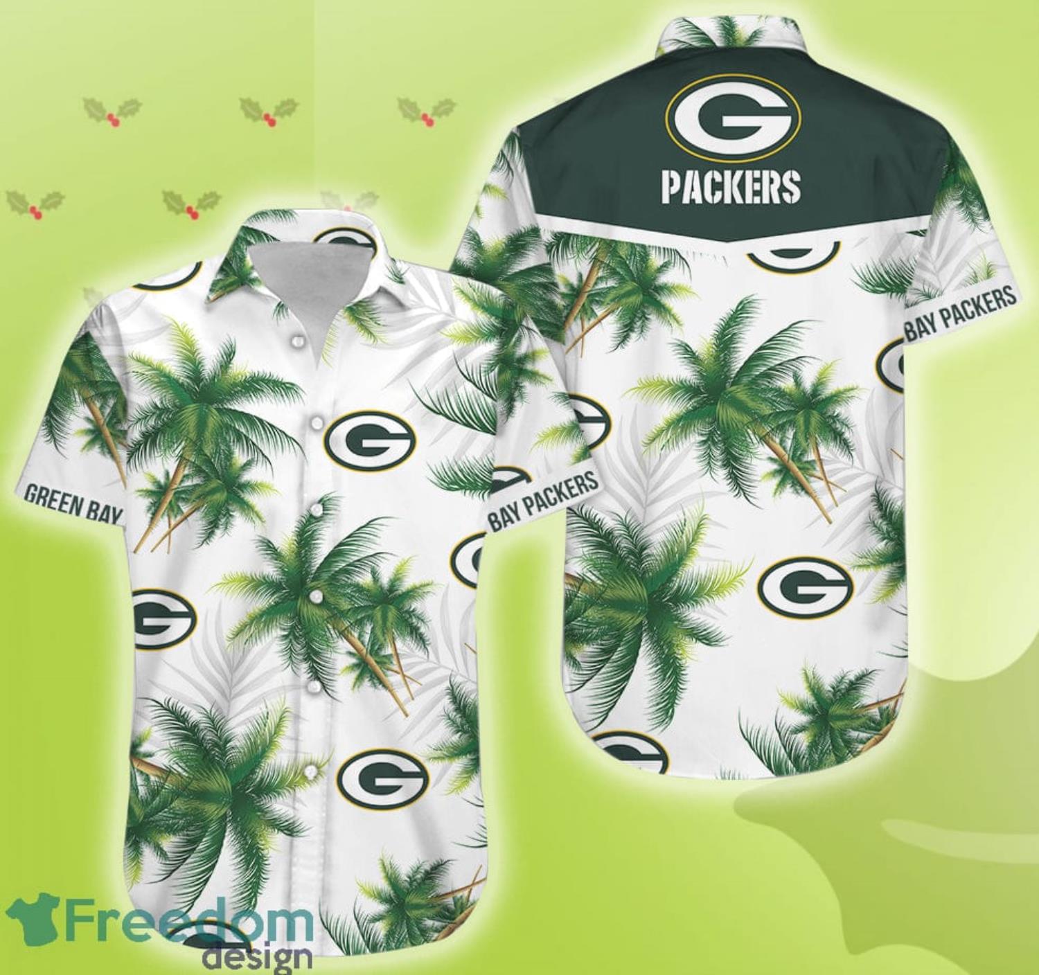 Green Bay Packers Floral Hawaiian Shirt Best Summer Gift For Fans - Shibtee  Clothing