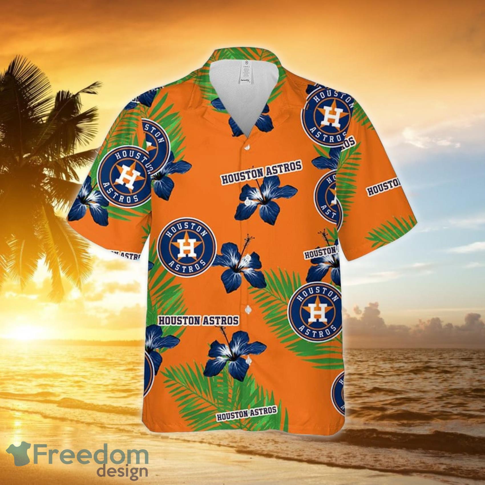Houston Astros Team Lover Hibiscus Light Blue Aloha Hawaiian Shirt -  Freedomdesign