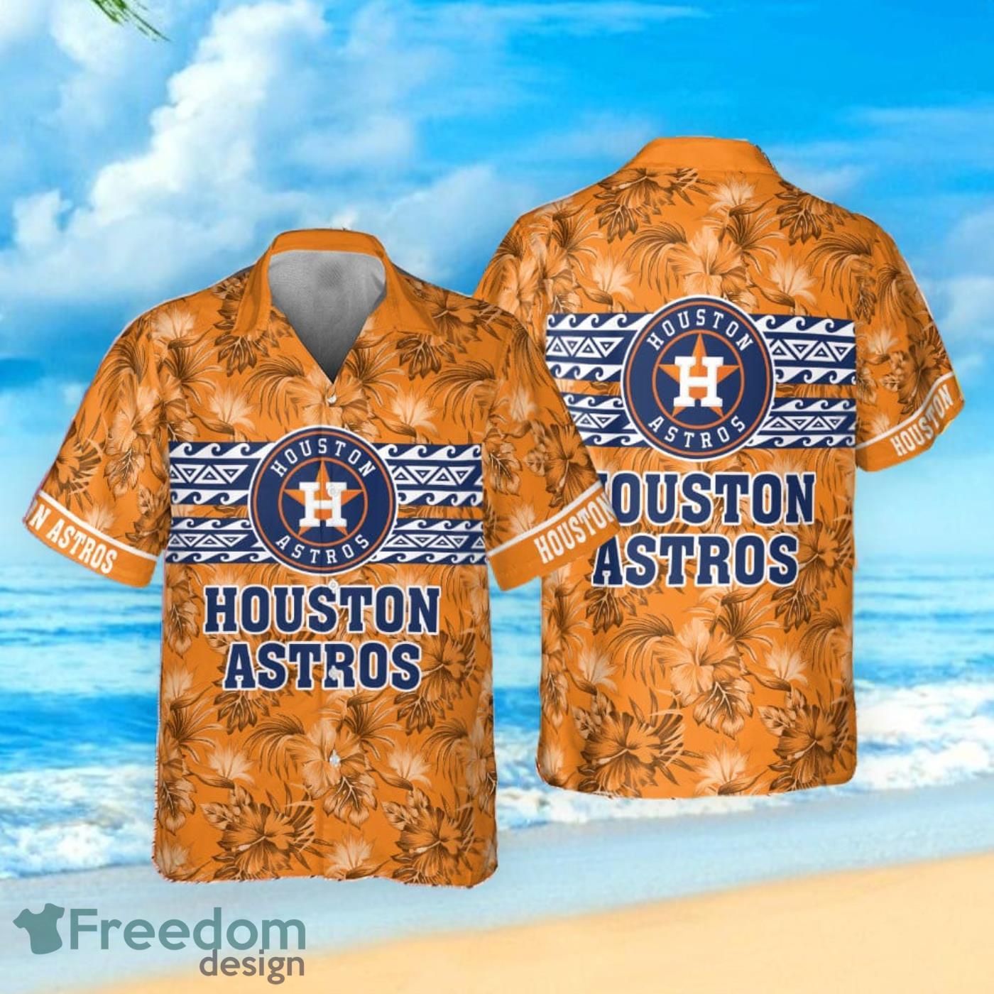 Houston Astros MLB Hawaiian Shirt Custom Outdoor Movies Aloha