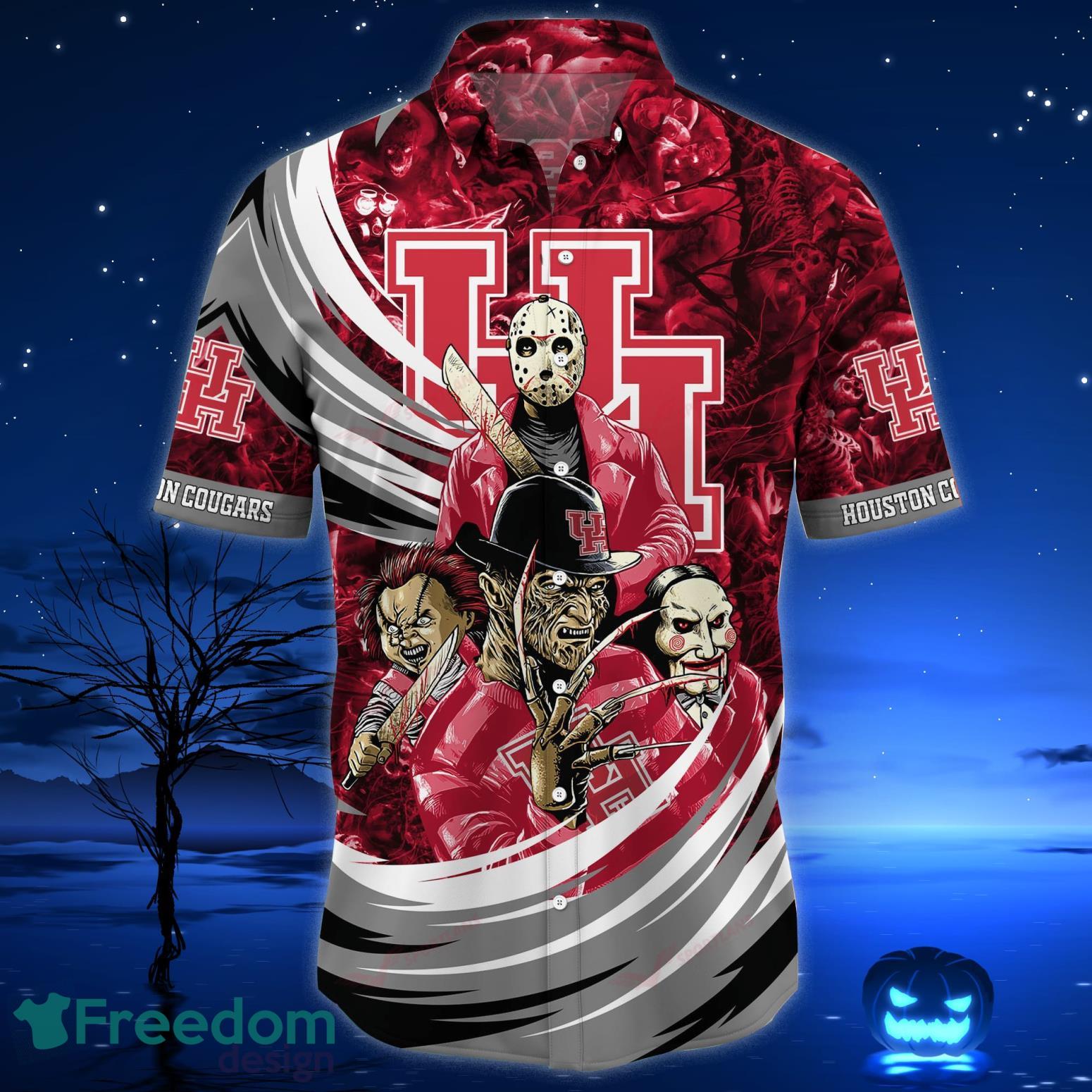 New York Giants NFL Horror Movies Character Hawaiian Shirt And Shorts  Halloween Gifts - Freedomdesign