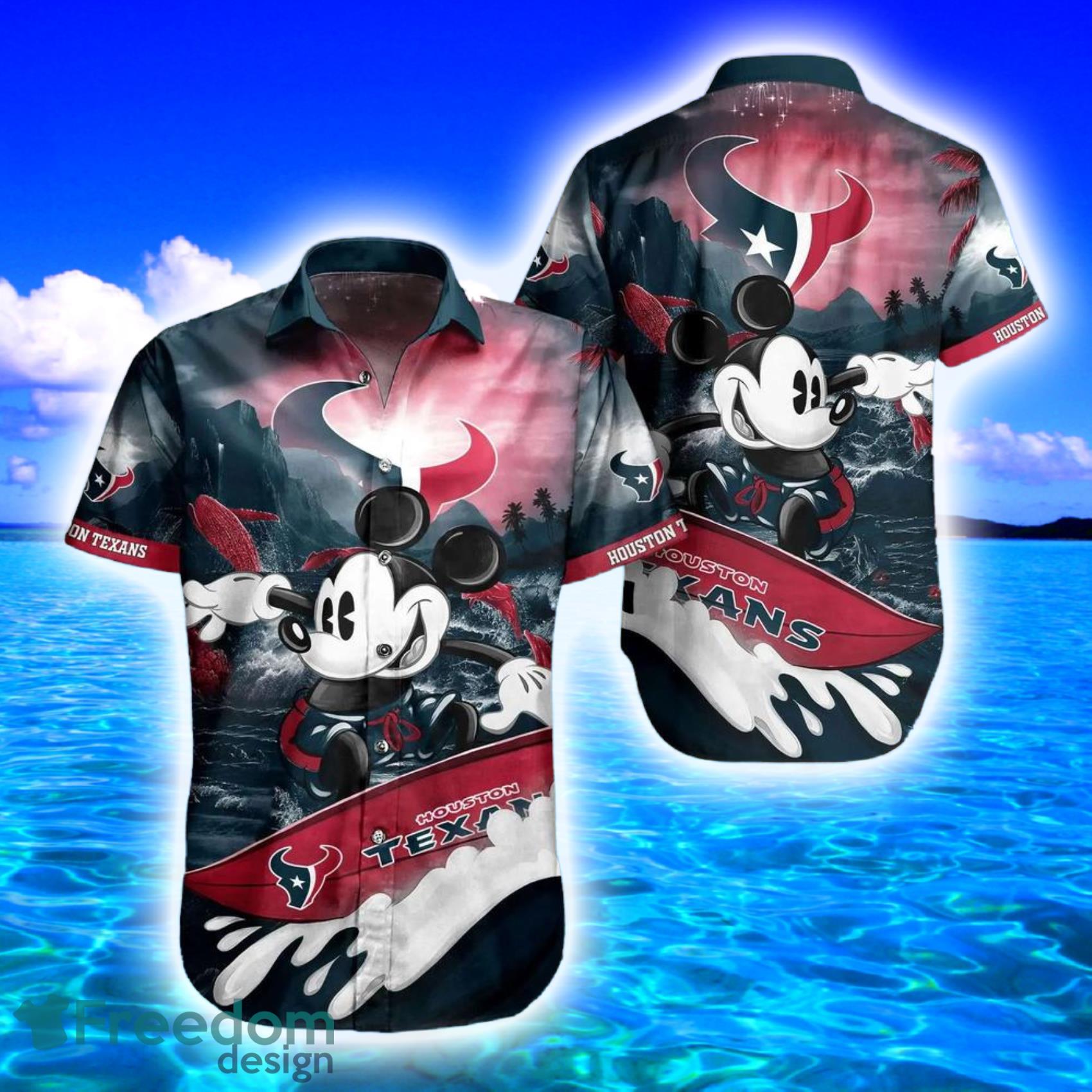 Dallas Cowboys NFL With Mickey Short Sleeves Hawaiian Shirt