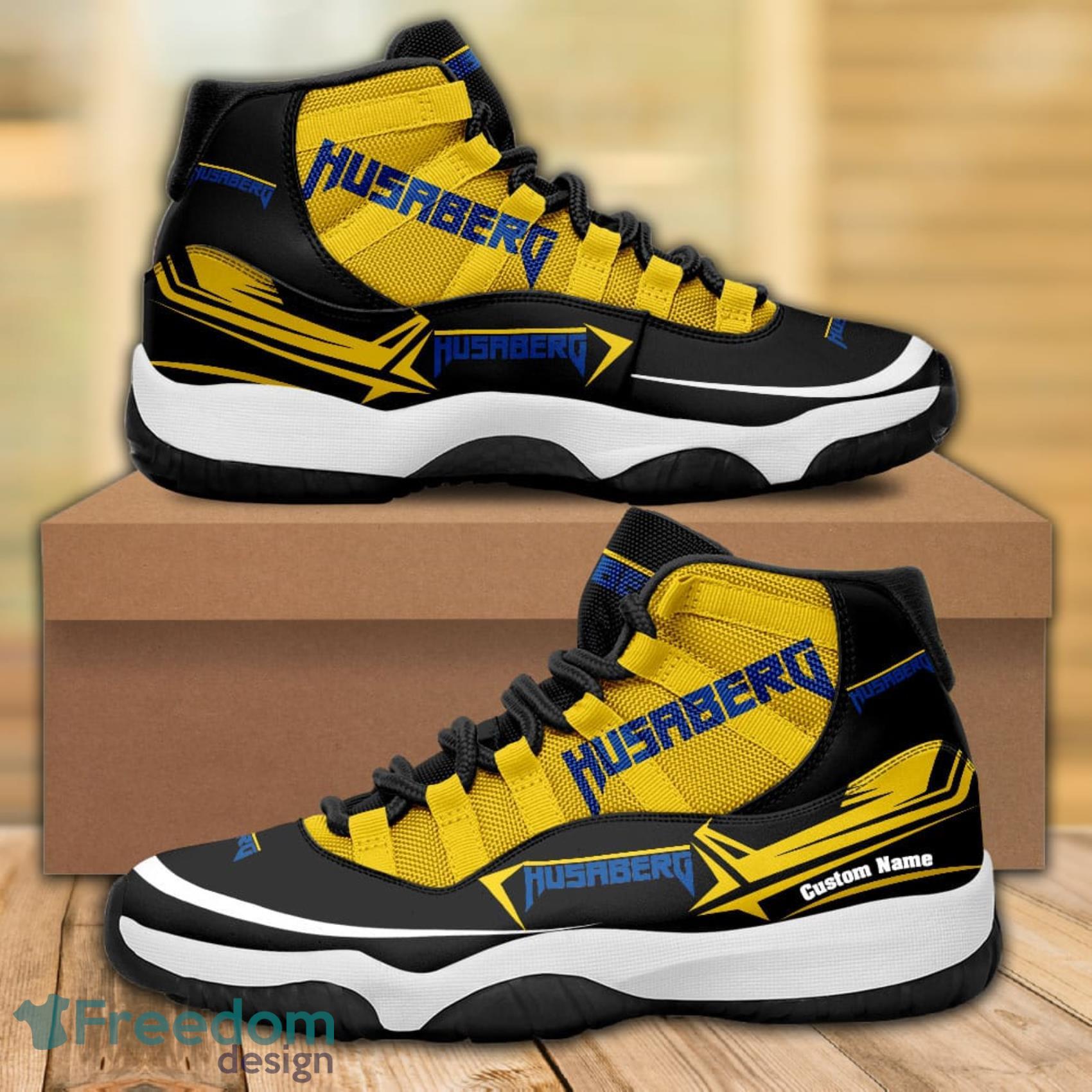 Husqvarna Custom Name Any Logo Or Car Model Air Jordan 11 Shoes Gift For  Fans - Freedomdesign