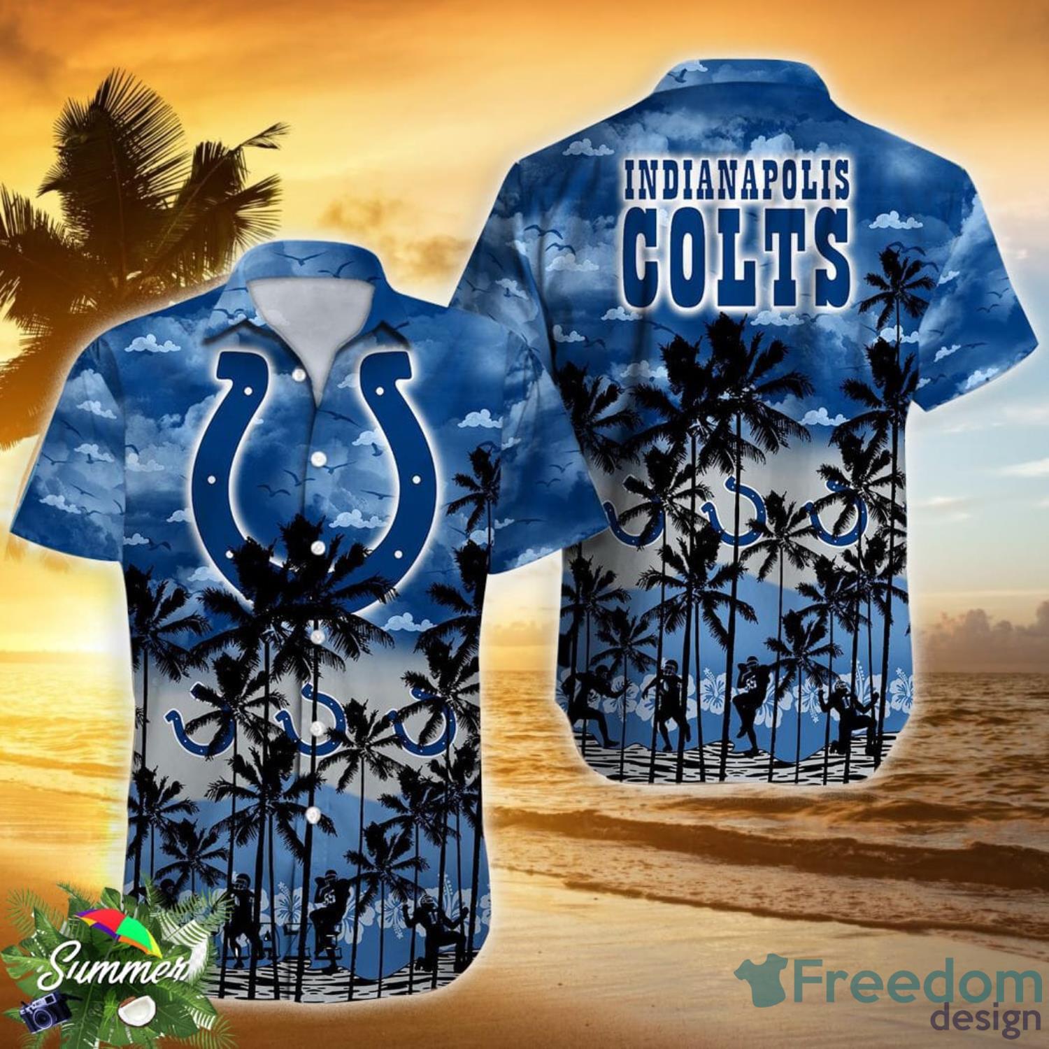 Indianapolis Colts Nfl Team Vintage Coconut Hawaiian Shirt 2023