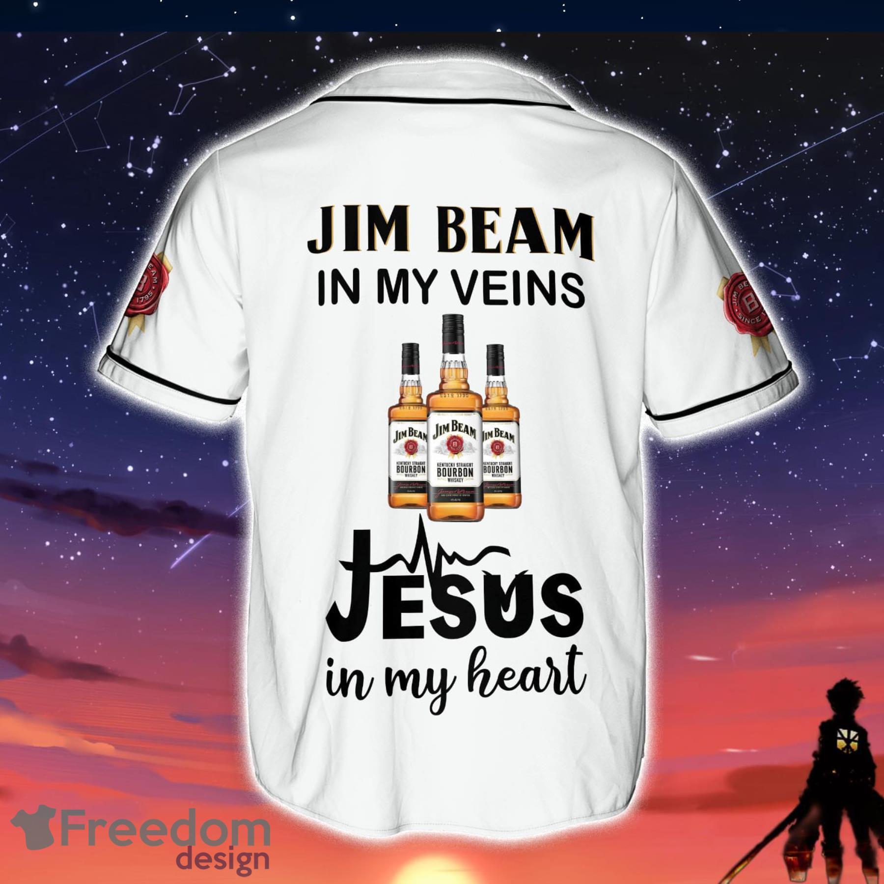 Boston Red Sox Logo 2023 In My Veins Jesus In My Heart Shirt