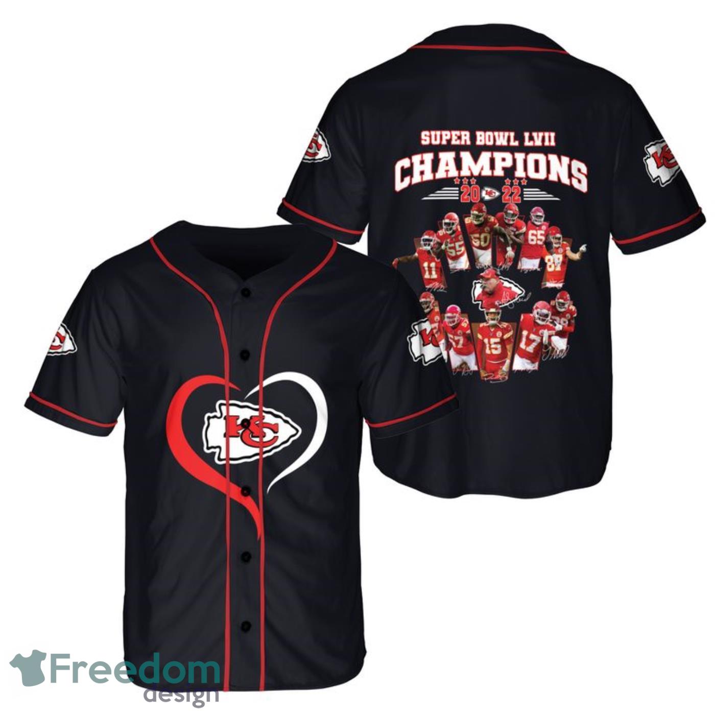 Kansas City Chiefs Super Bowl Champions Red Baseball Jersey Gift For Sport  Fans - Freedomdesign