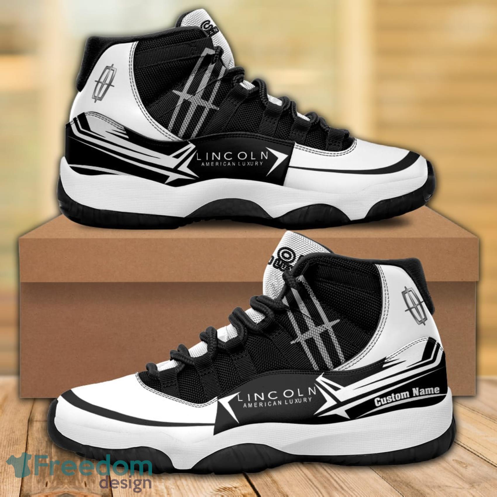 Lincoln Custom Name Any Logo Or Air Jordan 11 Shoes Gift For Fans -  Freedomdesign