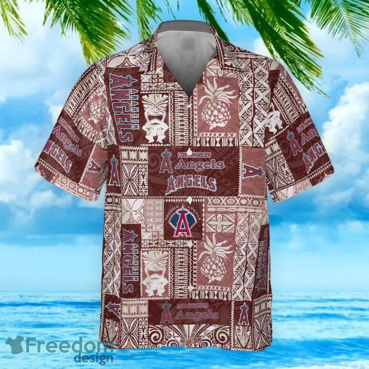 Los Angeles Angels - Major League Baseball 2023 AOP Hawaiian Shirt V10 -  Chilasport.com in 2023