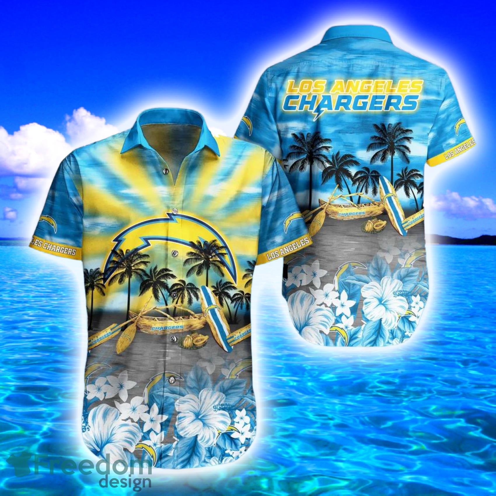 Mens Los Angeles Rams T-Shirt Palm Trees Graphic, 3D All Over