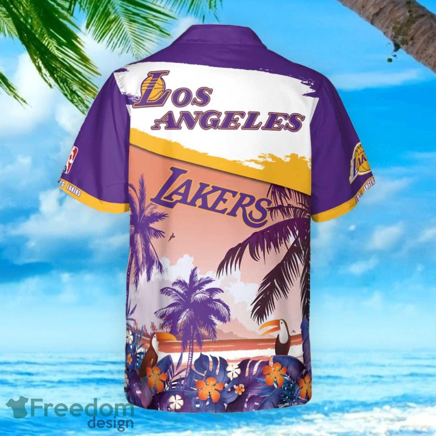 LA Lakers Hawaiian Shirt For Men And Women - Freedomdesign